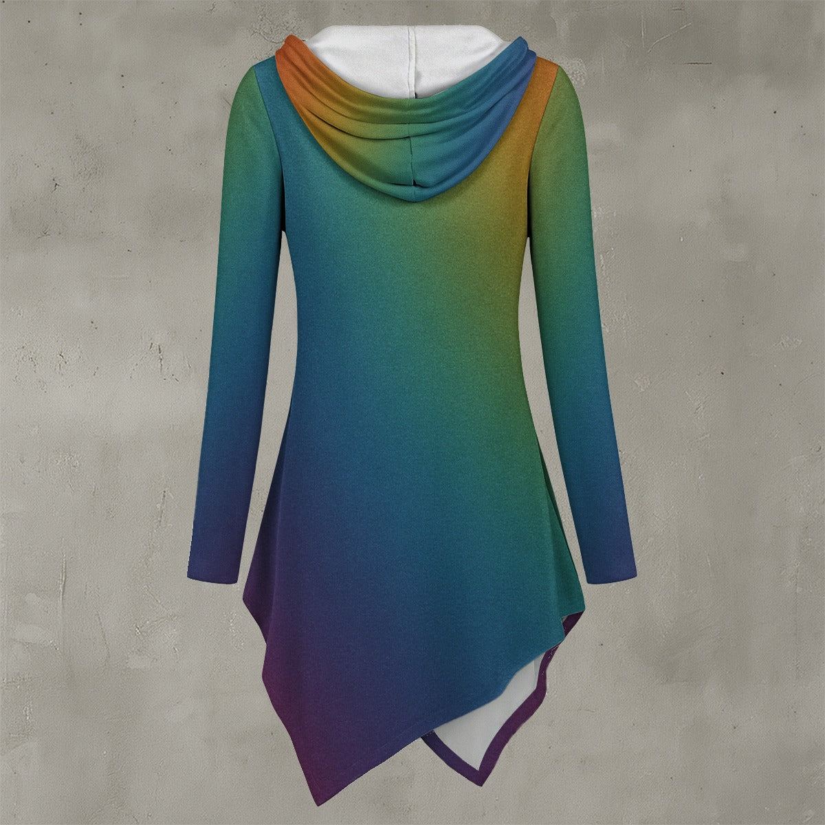 Women's Asymmetric Hem Hoodie
