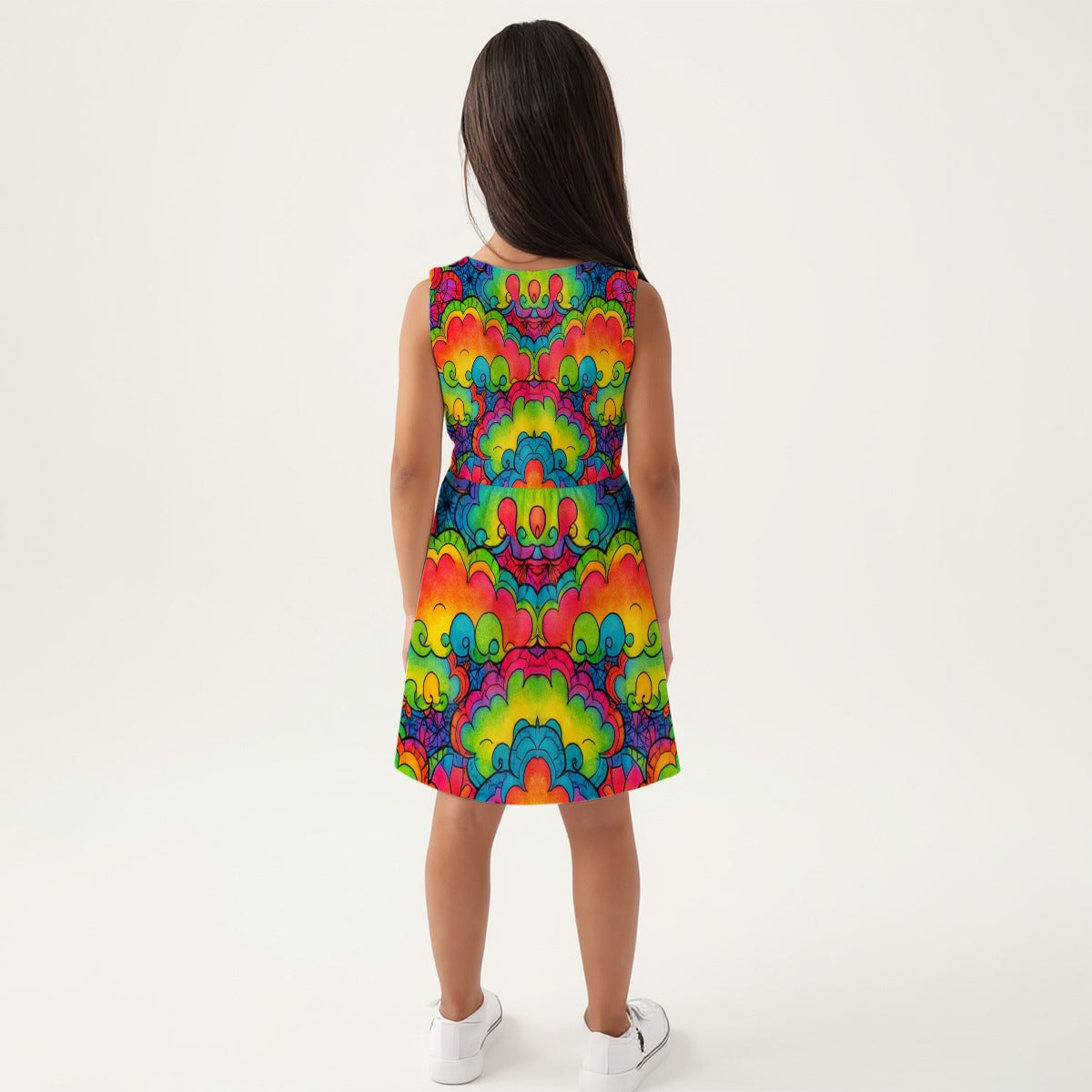 Unisex Girls Sleeveless A-Line Dress