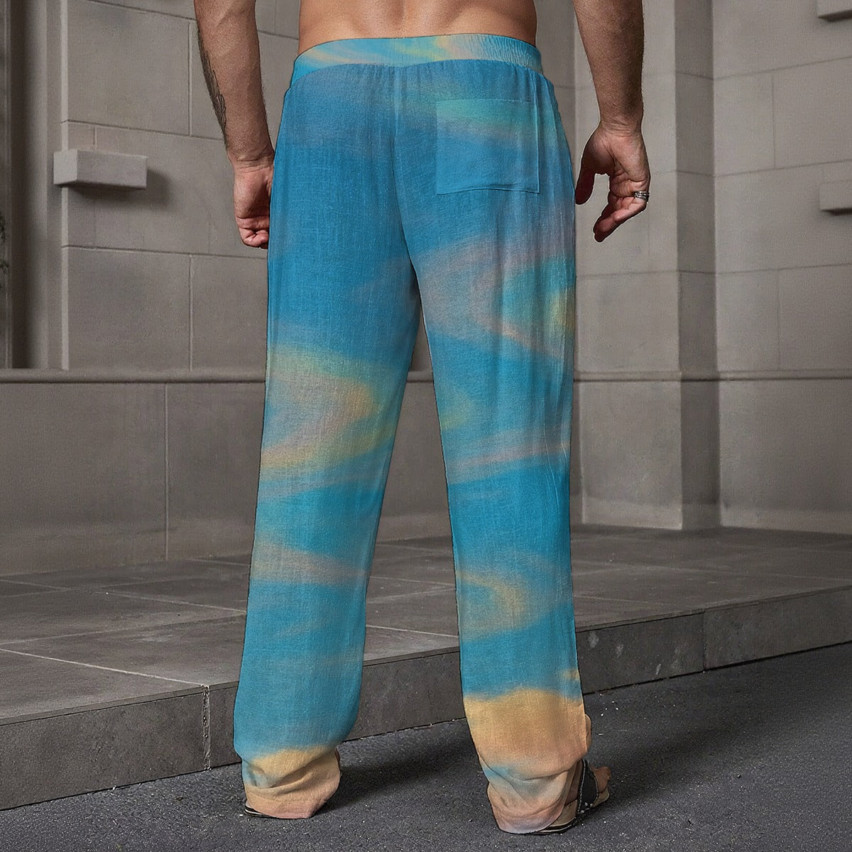 Men's Loose Casual Pants With Pocket