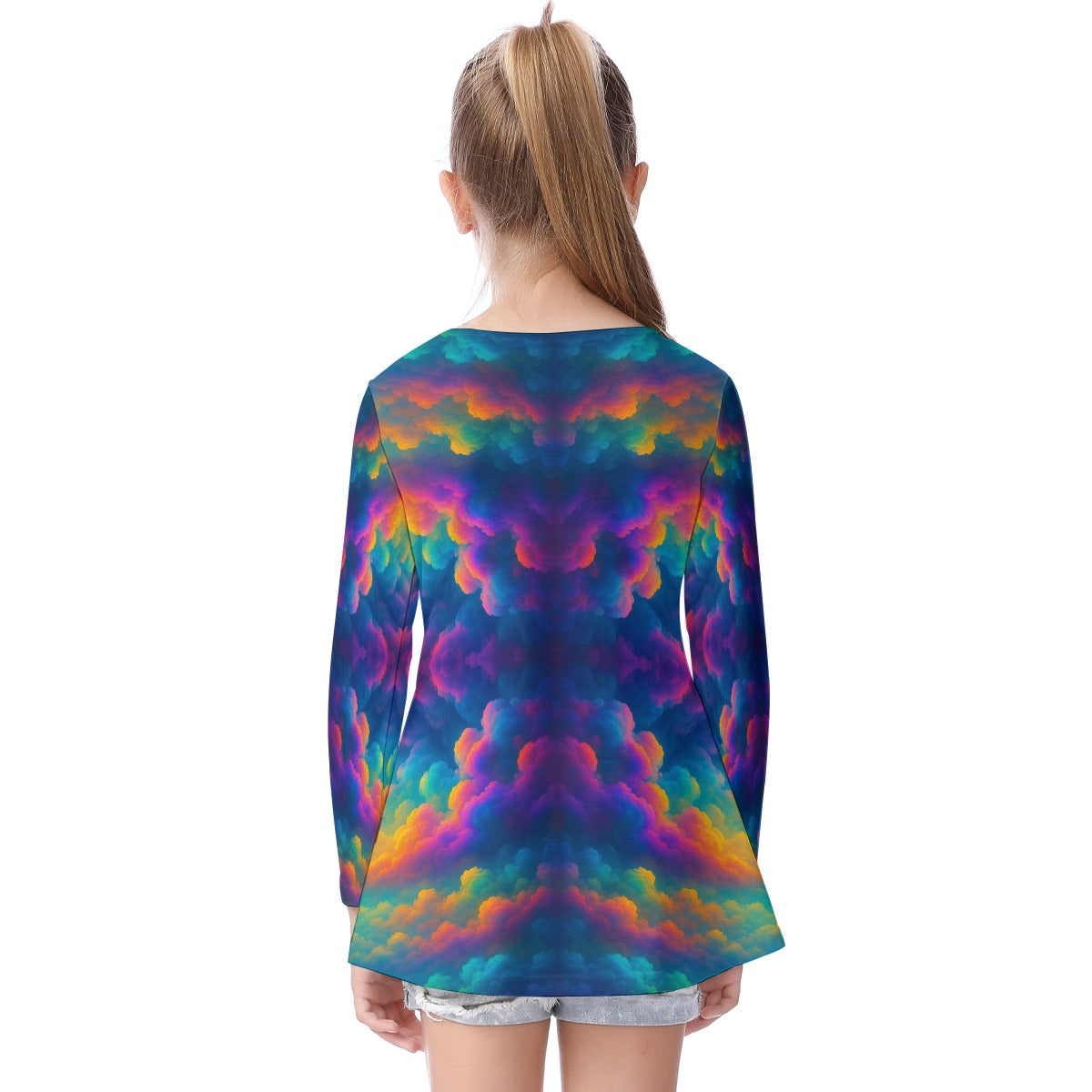 Unisex Kid's Long Sleeve O-neck T-shirt