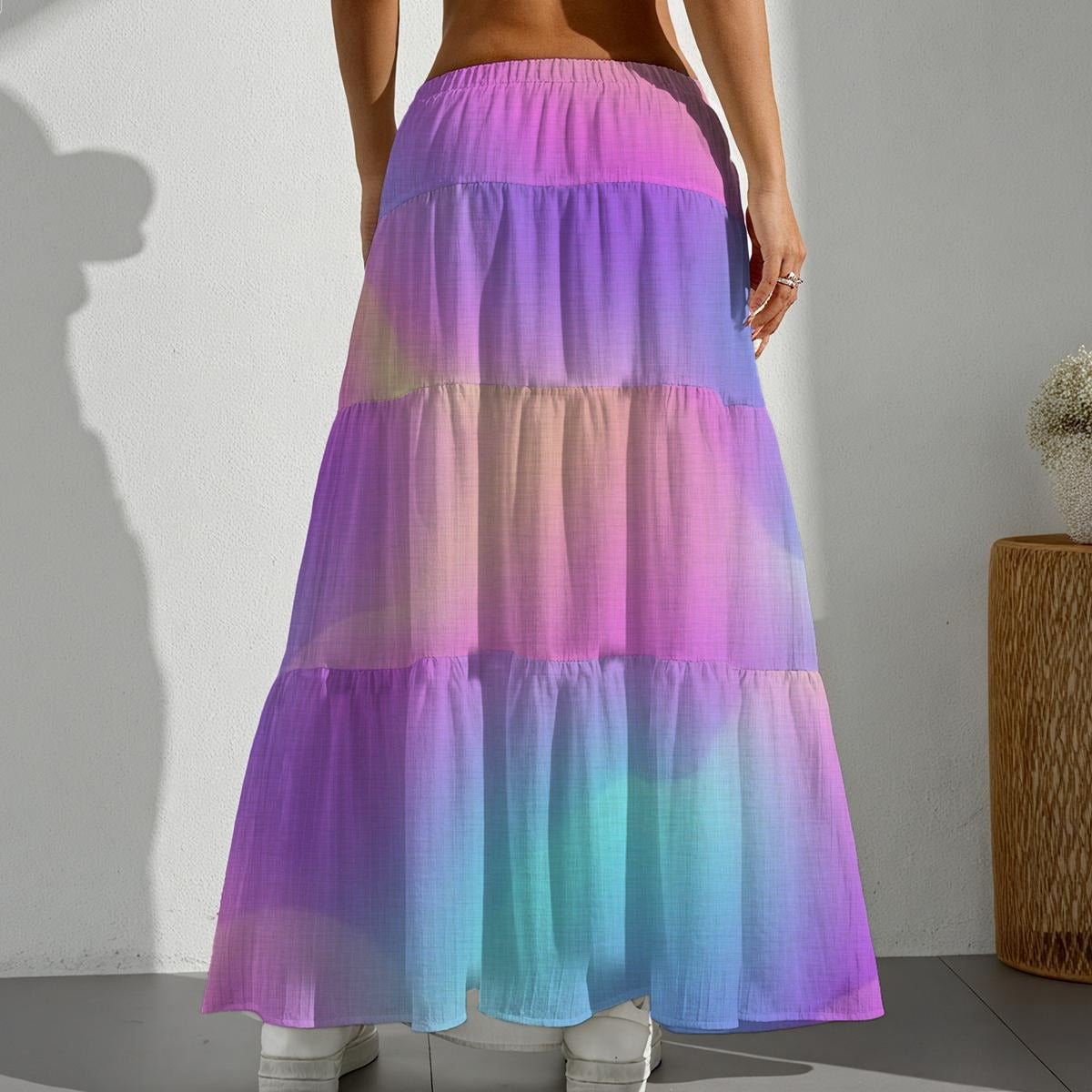 Women's Pleated Long Skirt