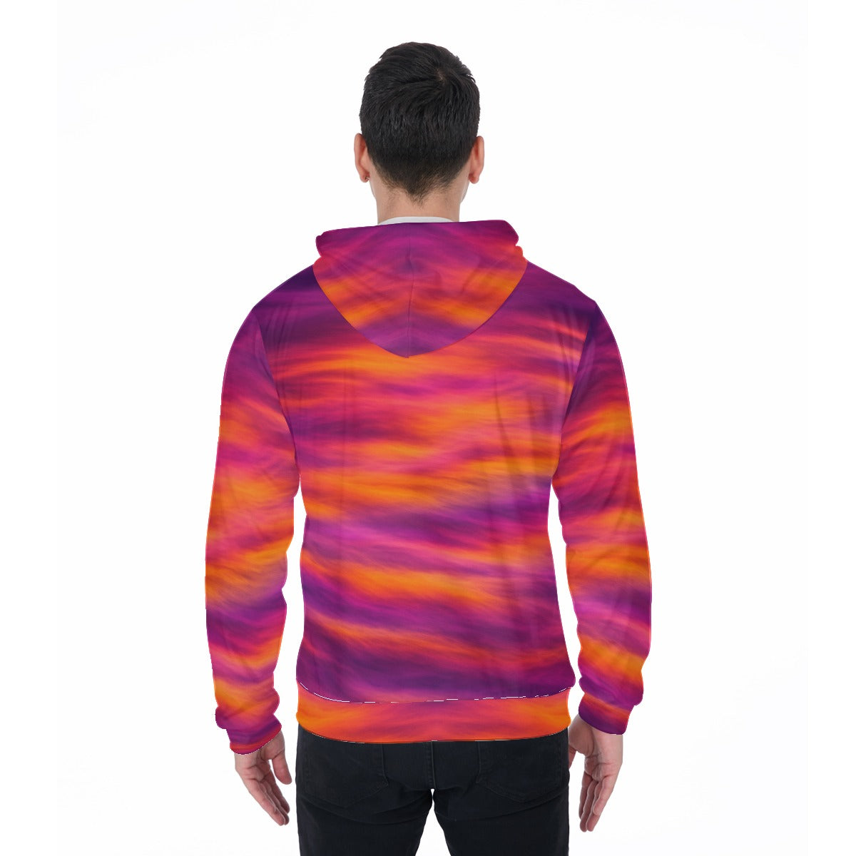 Unisex Zip Up Hoodie With Pocket