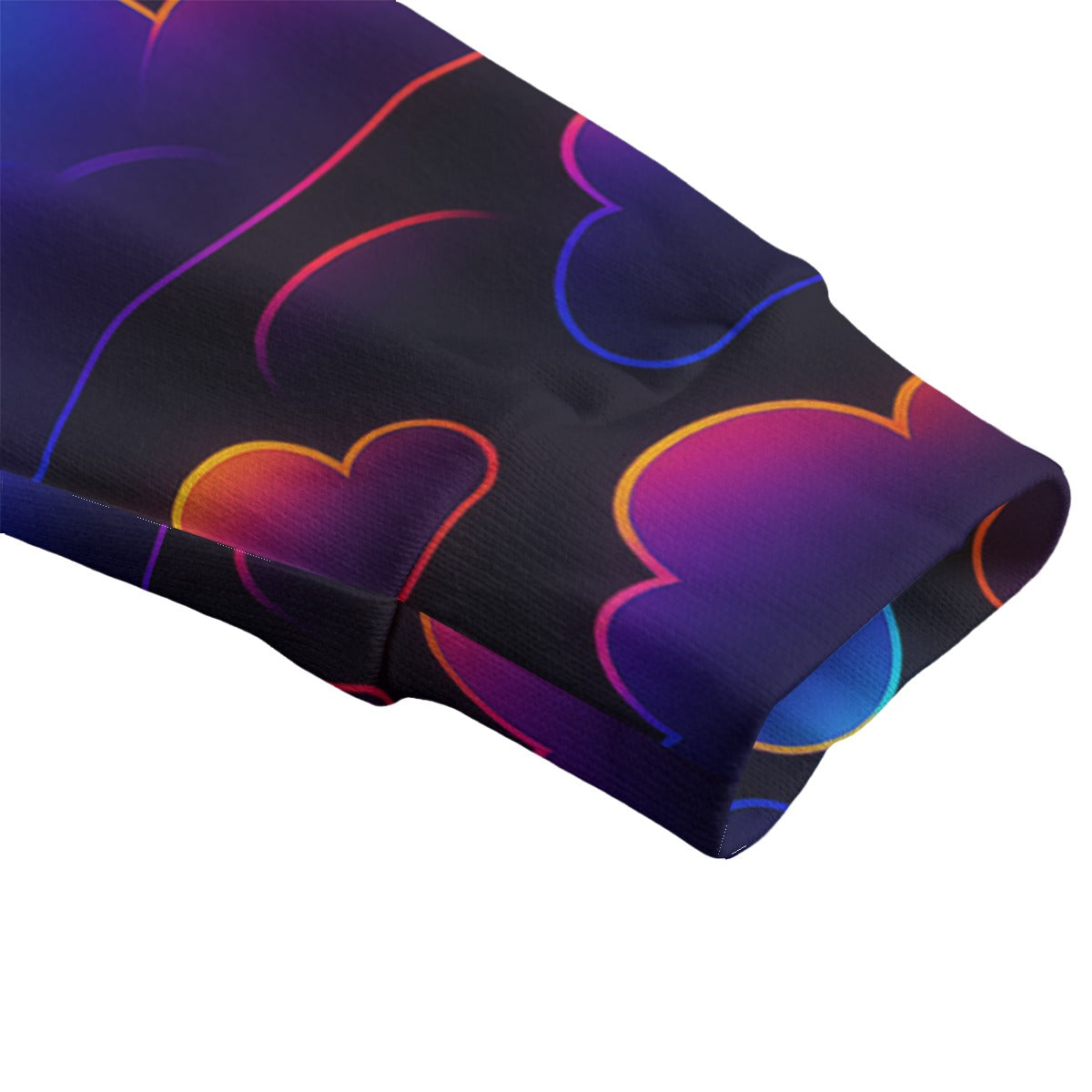 Unisex V-neck Knitted Fleece Cardigan With Button Closure