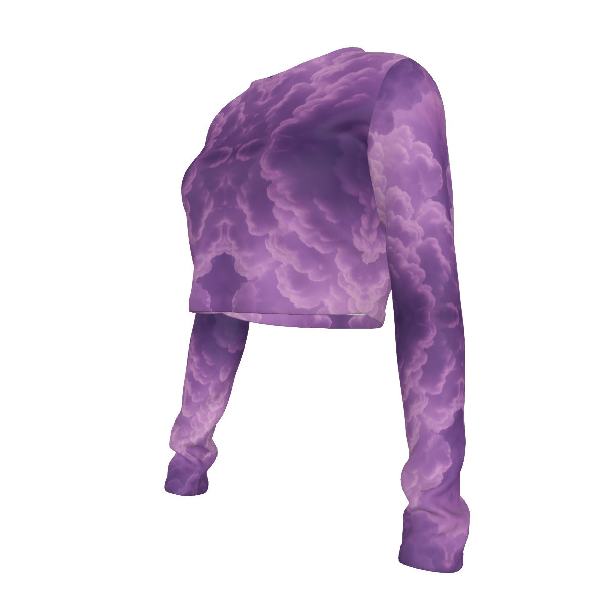 Women's Round Neck Crop Top T-Shirt