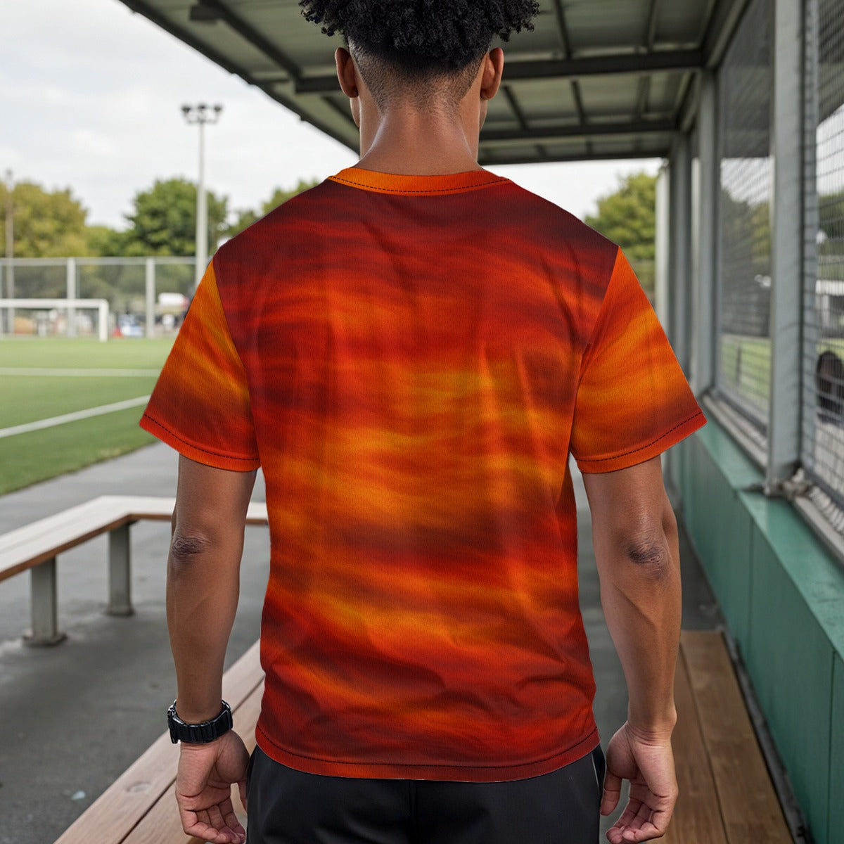 Unisex Drop Shoulder Crew Neck T-Shirt