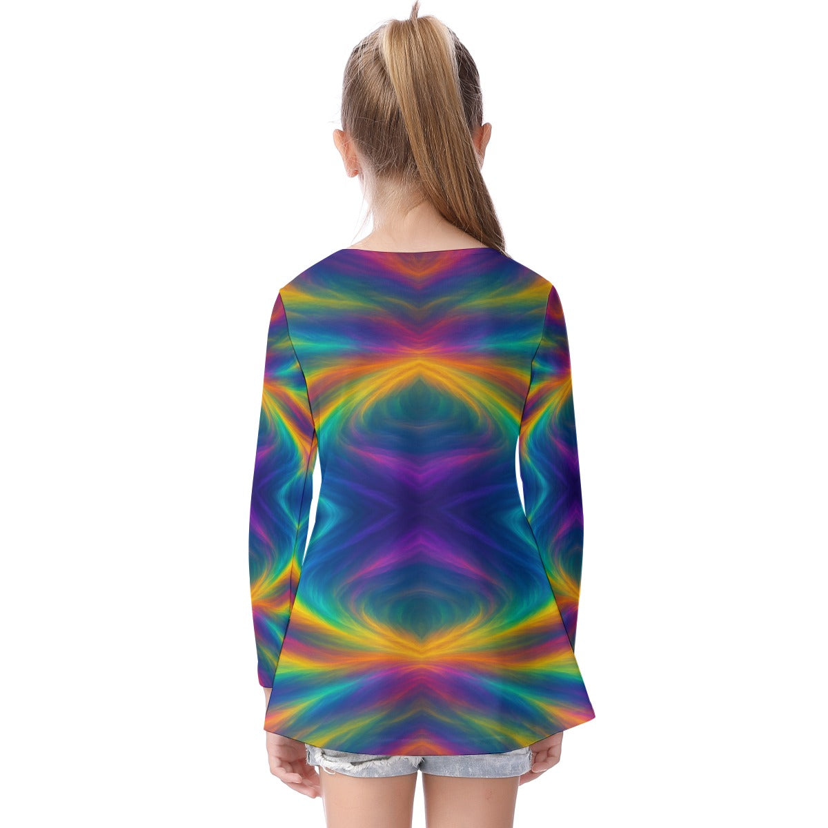 Unisex Kid's Long Sleeve O-neck T-shirt