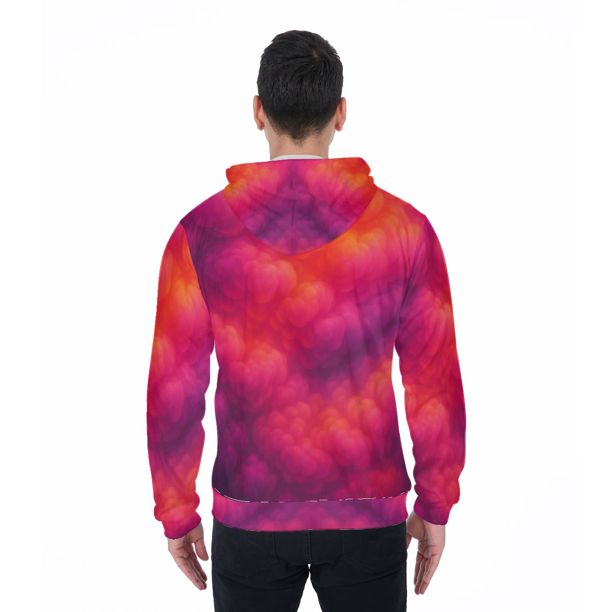 Unisex Zip Up Hoodie With Pocket