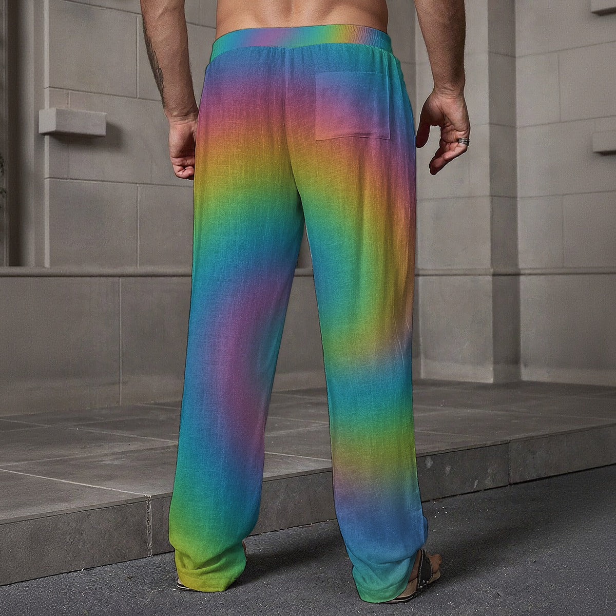 Men's Loose Casual Pants With Pocket