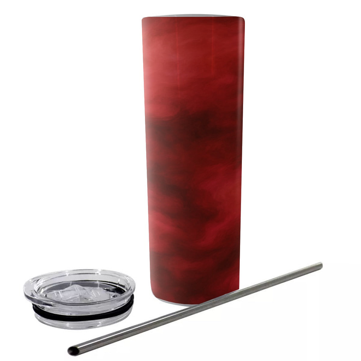 Unisex Glitter Tumbler With Stainless Steel Straw 20oz