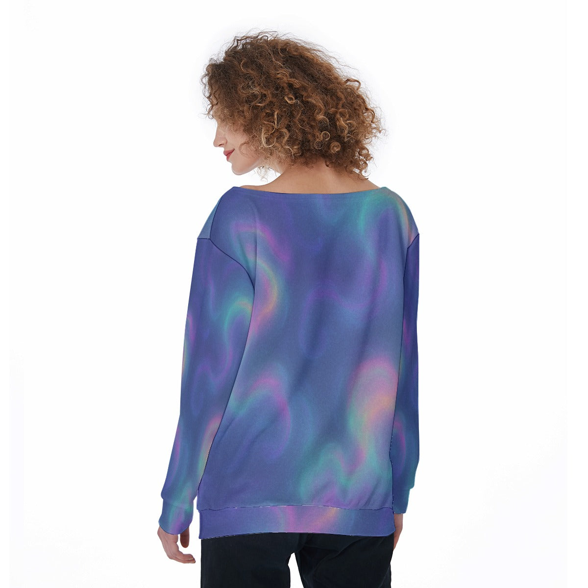 Women's Off-Shoulder Sweatshirt