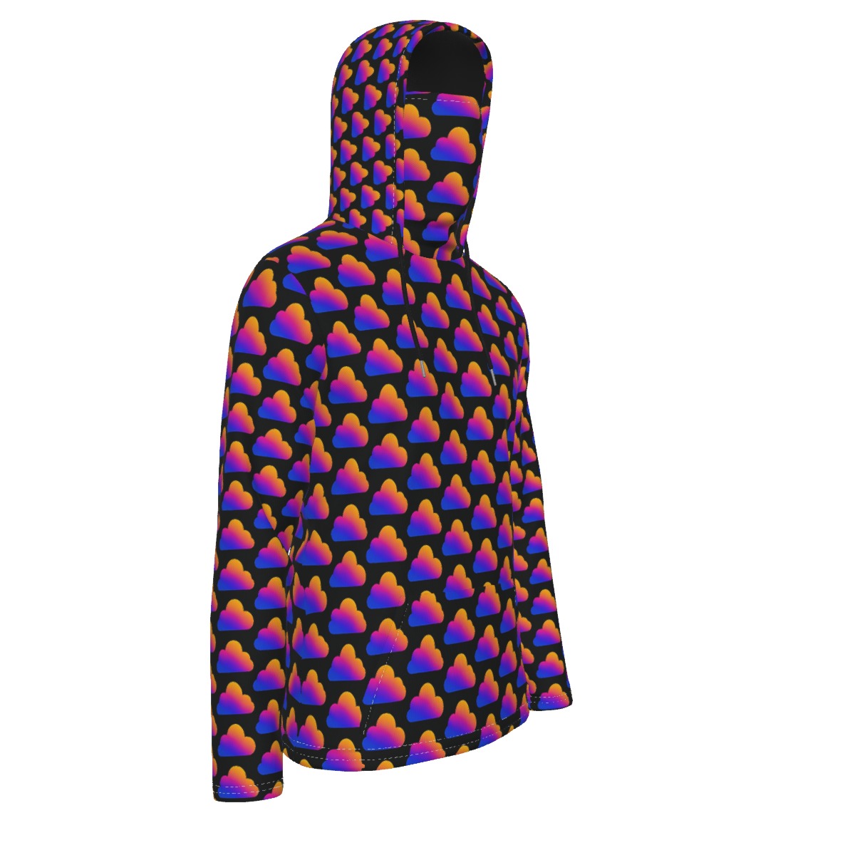 Men's Pullover Hoodie With Mask - view 4