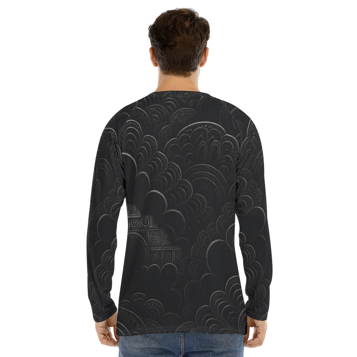 Men's Long Sleeve T-shirt With Raglan Sleeve