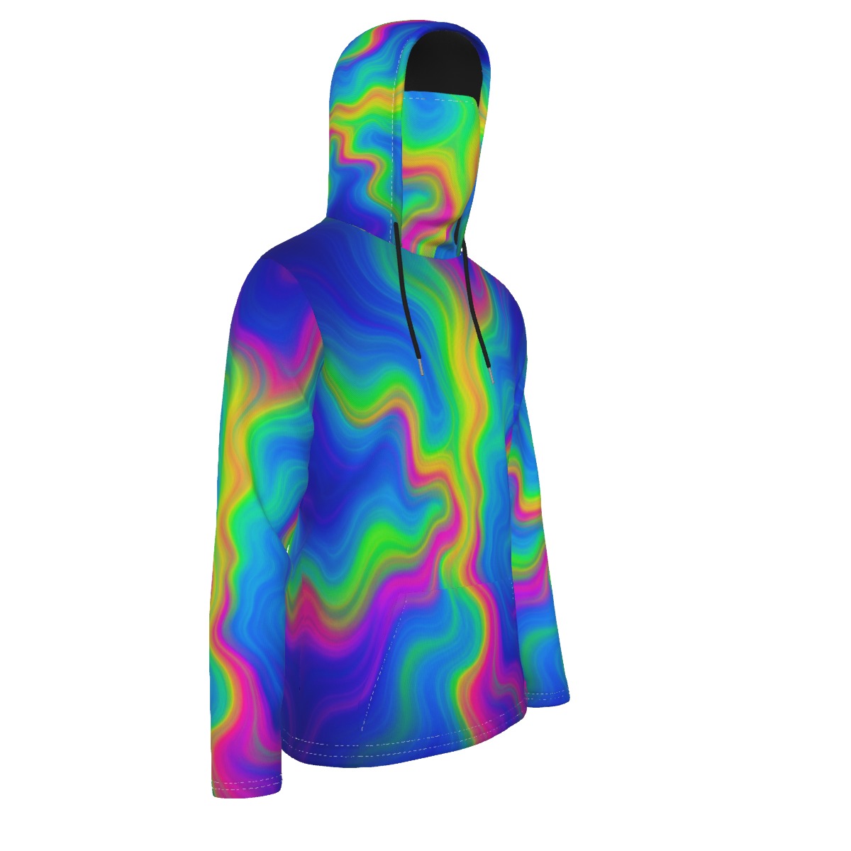 Men's Pullover Hoodie With Mask - view 4