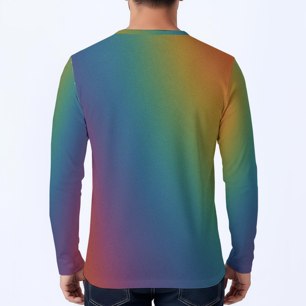 Men's Classic Long-Sleeve Henley Shirt