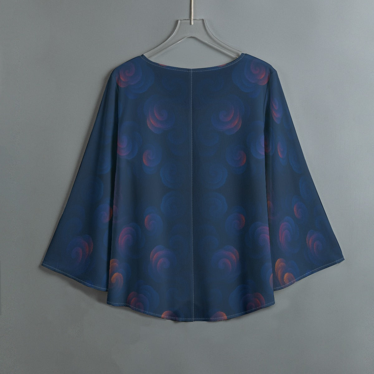 Women's V-neck T-shirt With Irregular Hem