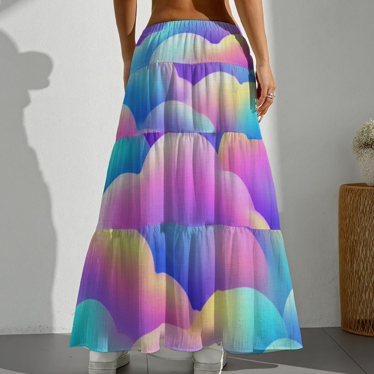 Women's Pleated Long Skirt