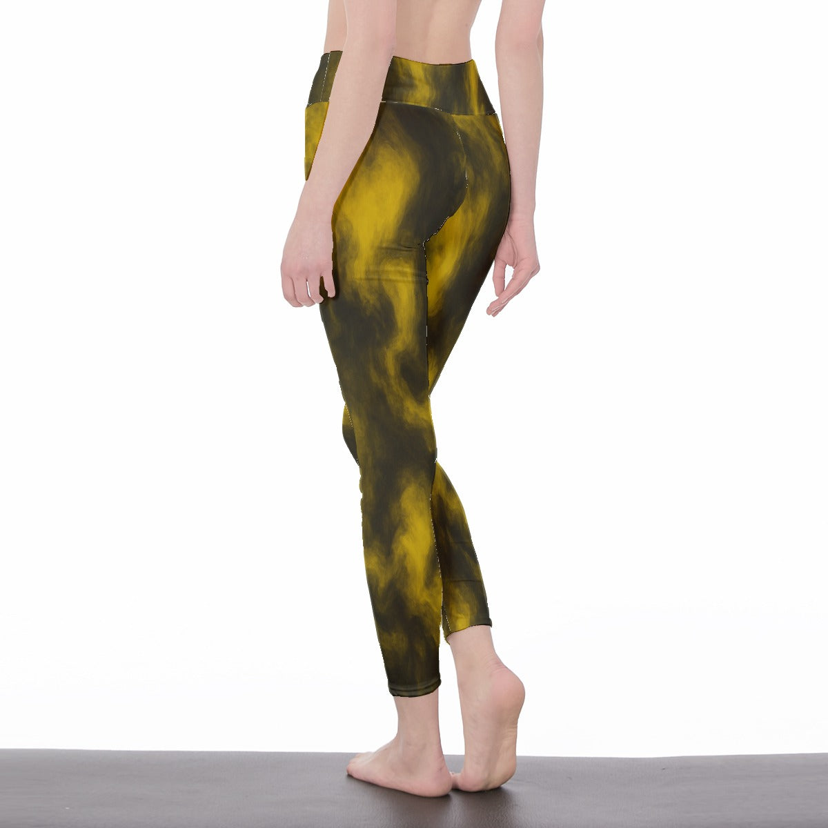 Women's High Waist Leggings | Side Stitch Closure