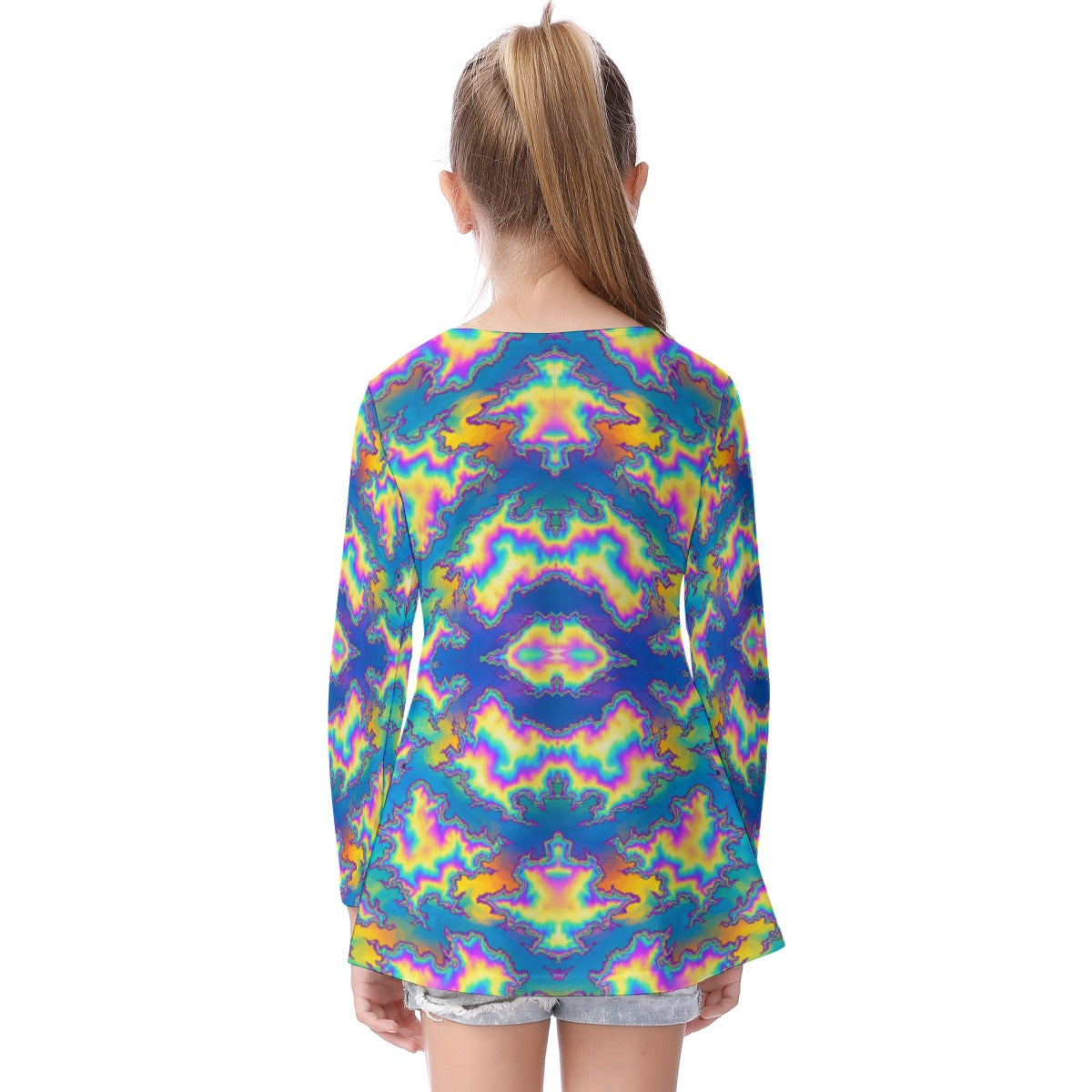 Unisex Kid's Long Sleeve O-neck T-shirt