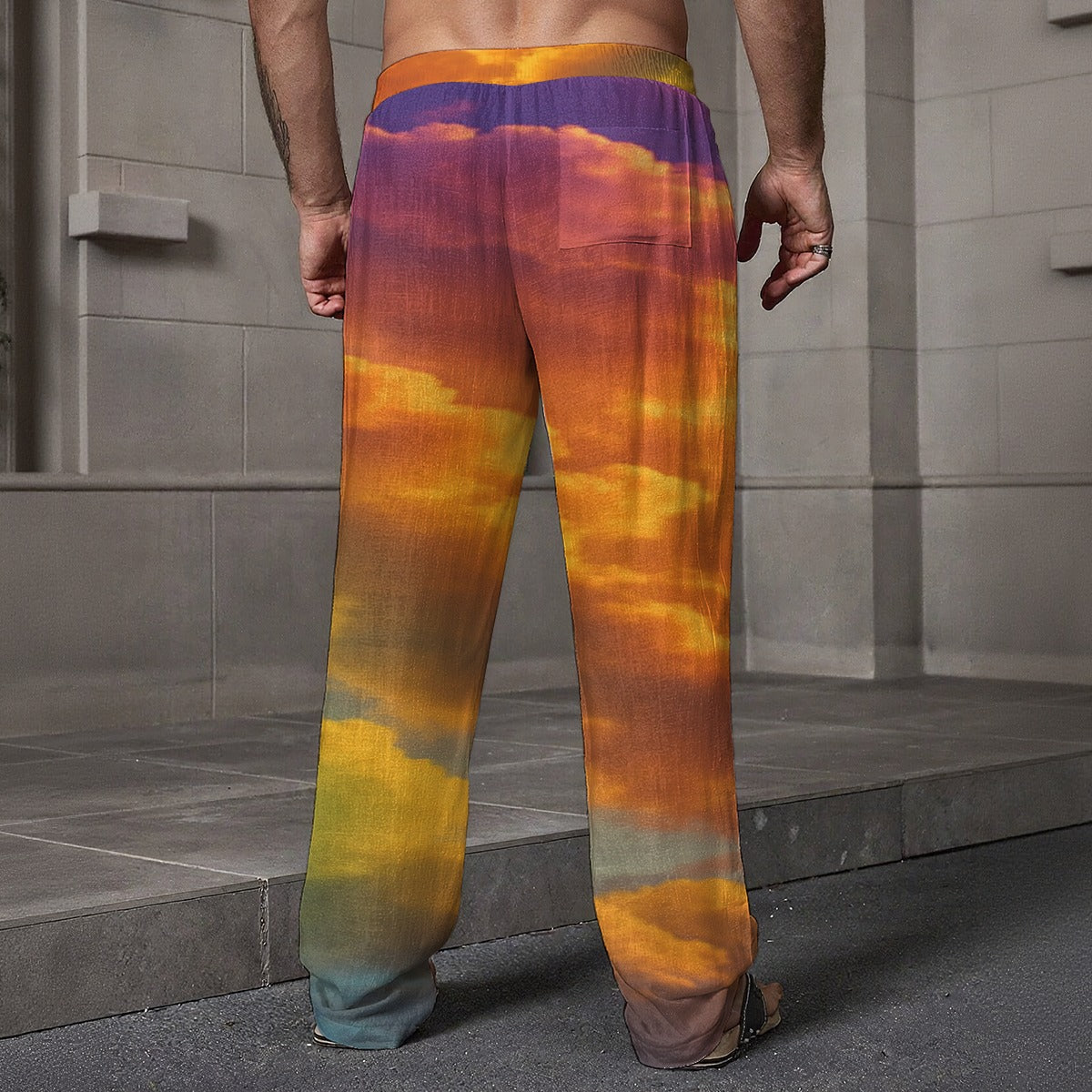 Men's Loose Casual Pants With Pocket