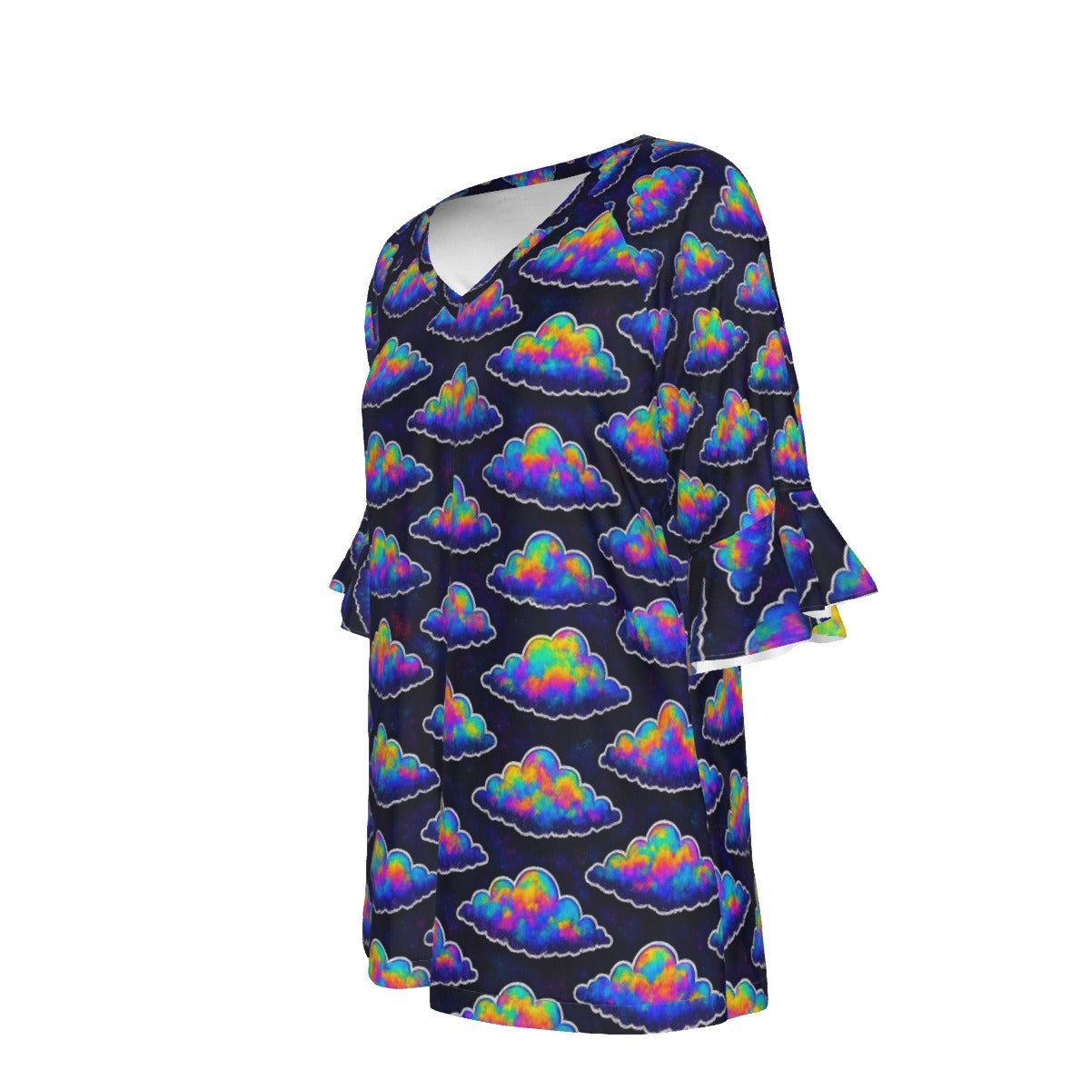 Women's T-shirt With Bell Sleeve