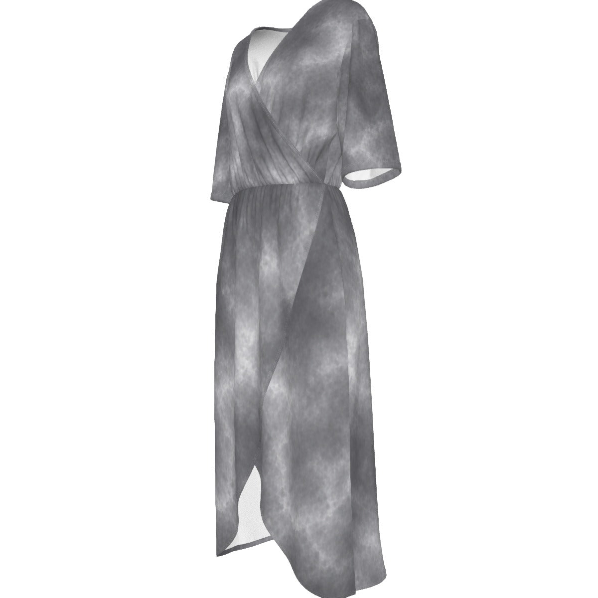Women's Short Sleeve V-neck Dress