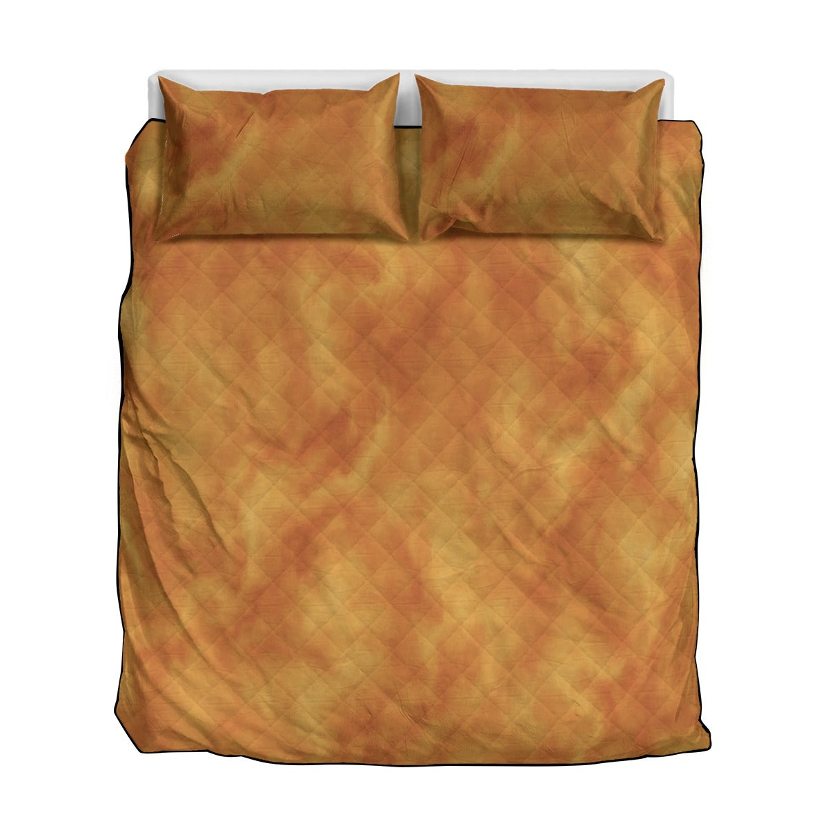 Unisex Quilt & Pillow Cases With Edge-wrapping Strips