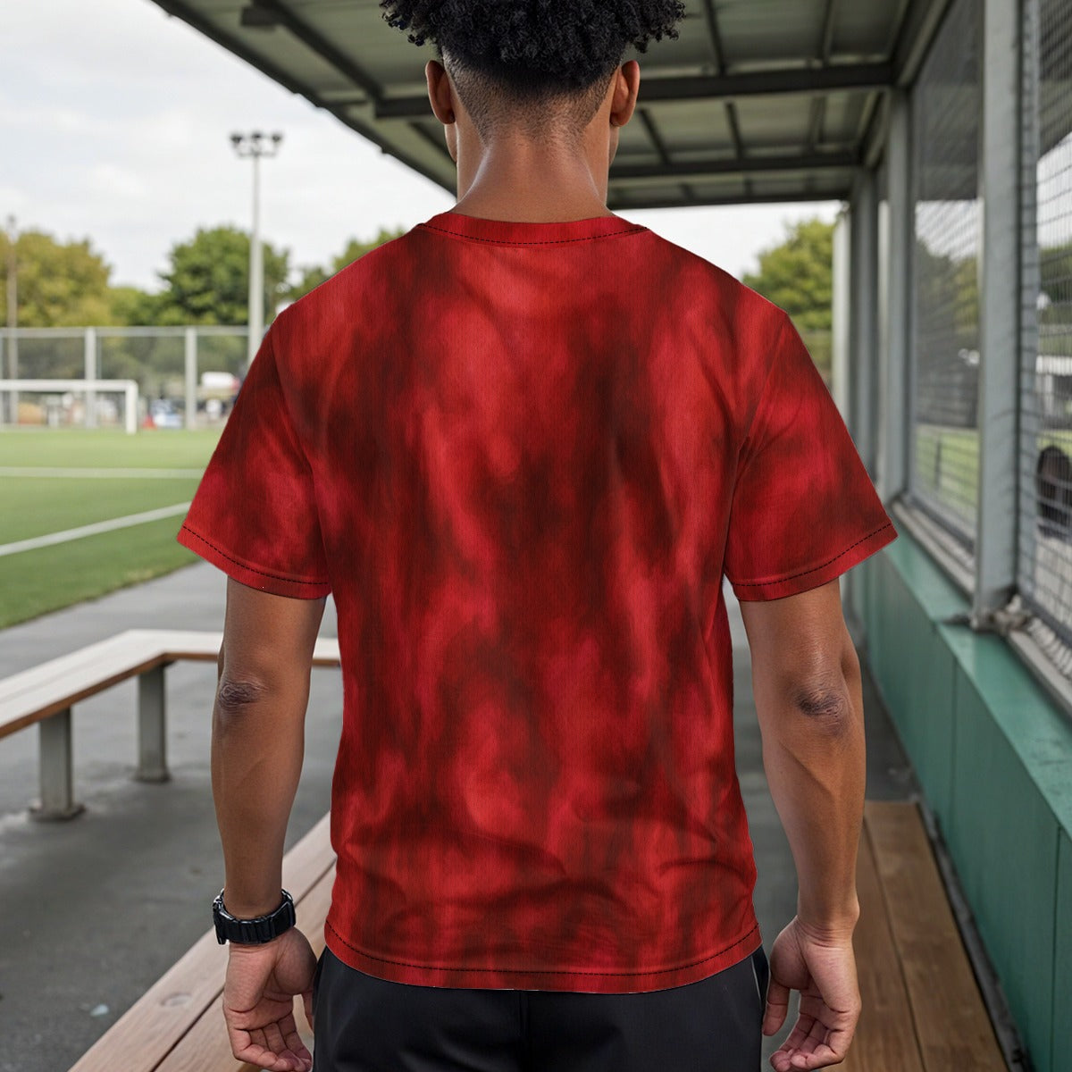 Unisex Drop Shoulder Crew Neck T-Shirt