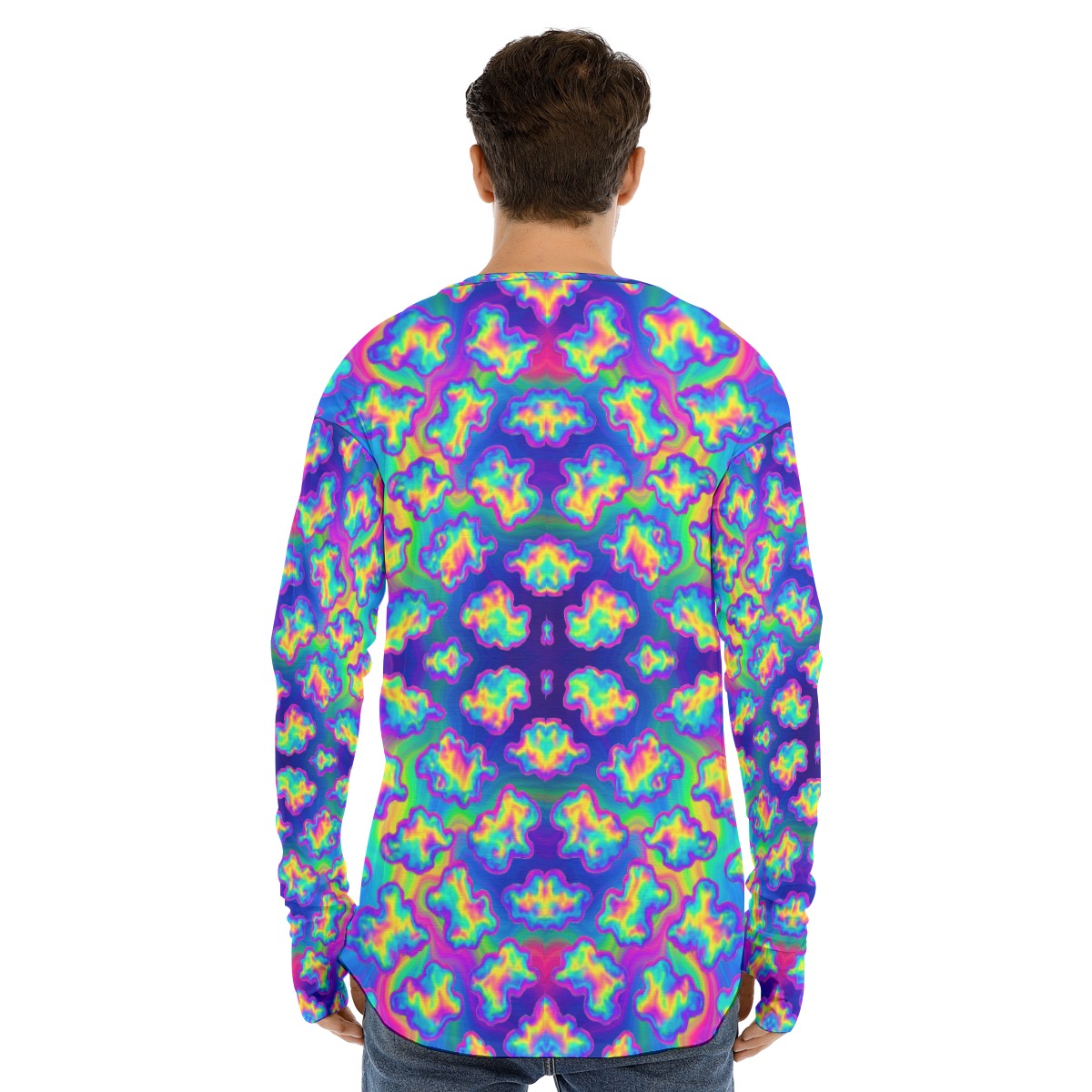 Men's Fingerless Long Sleeve T-shirt