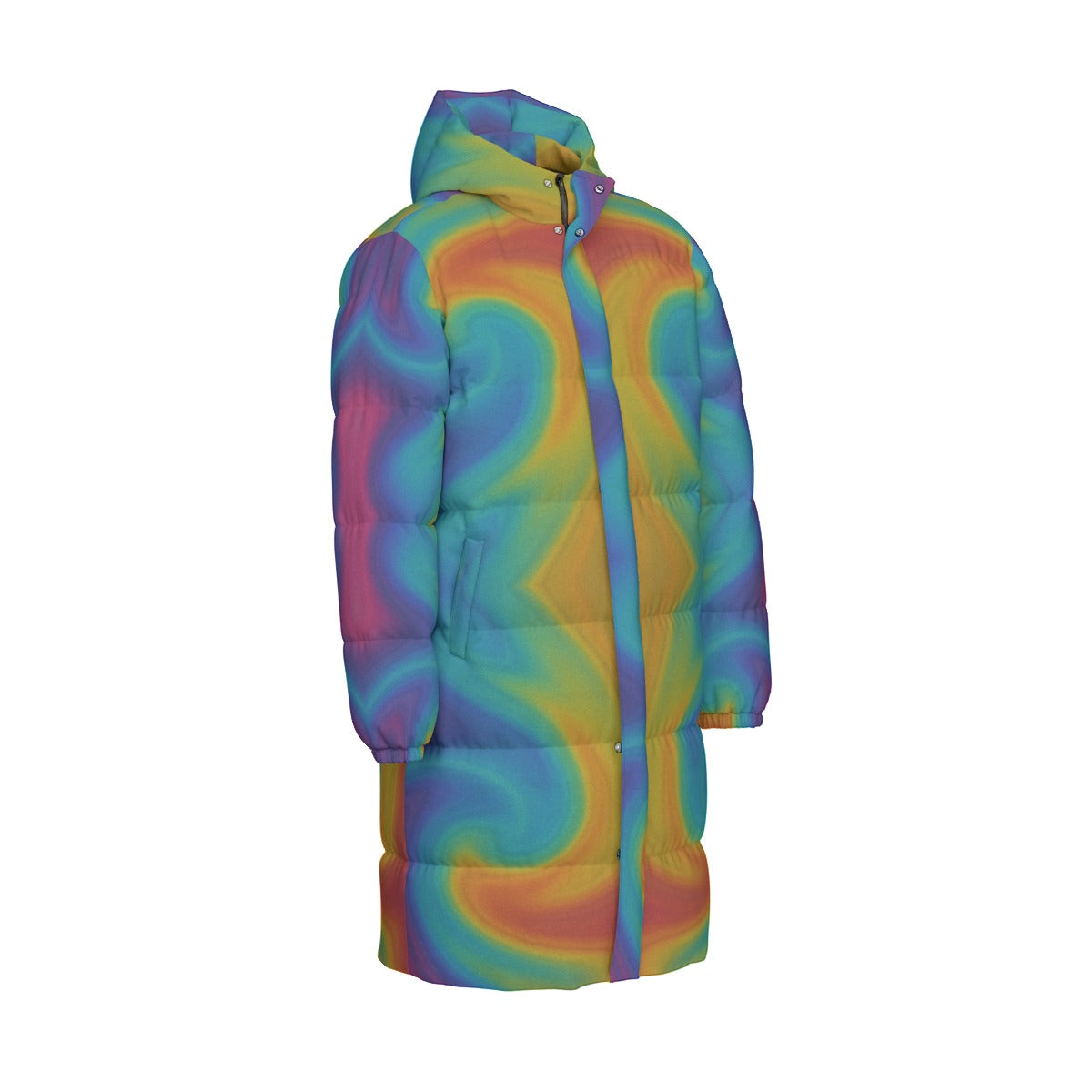 Unisex Long Down Jacket