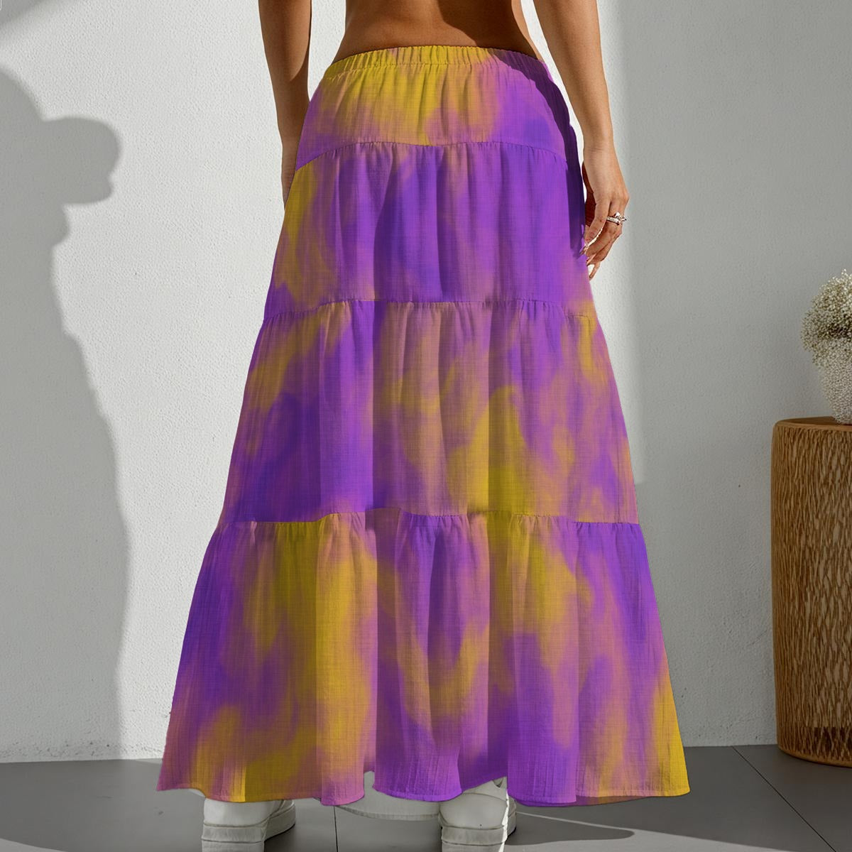 Women's Pleated Long Skirt