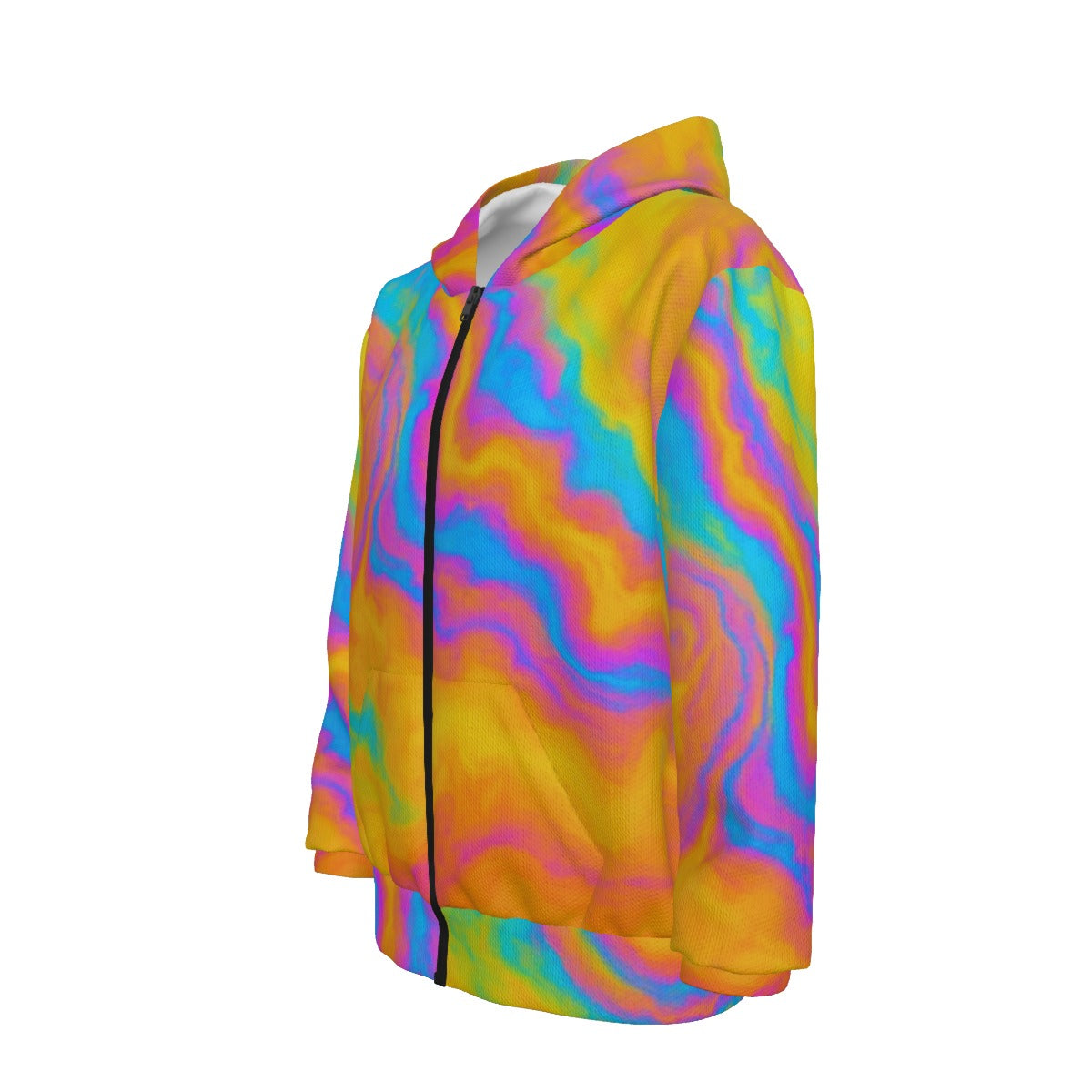 Unisex Kid's Heavy Fleece Zip Up Hoodie