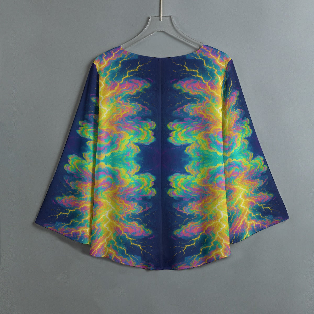 Women's V-neck T-shirt With Irregular Hem