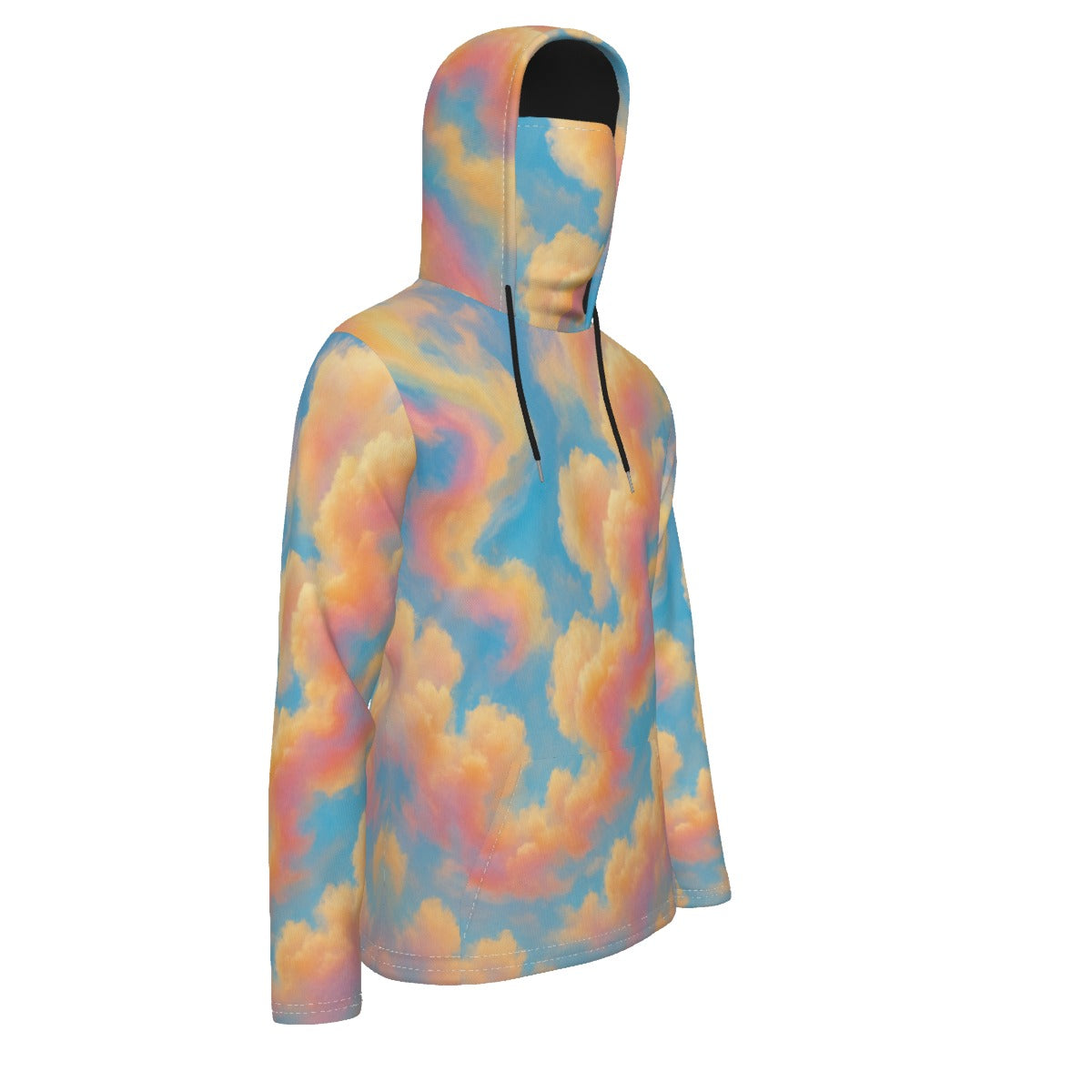 Men's Pullover Hoodie With Mask - view 4