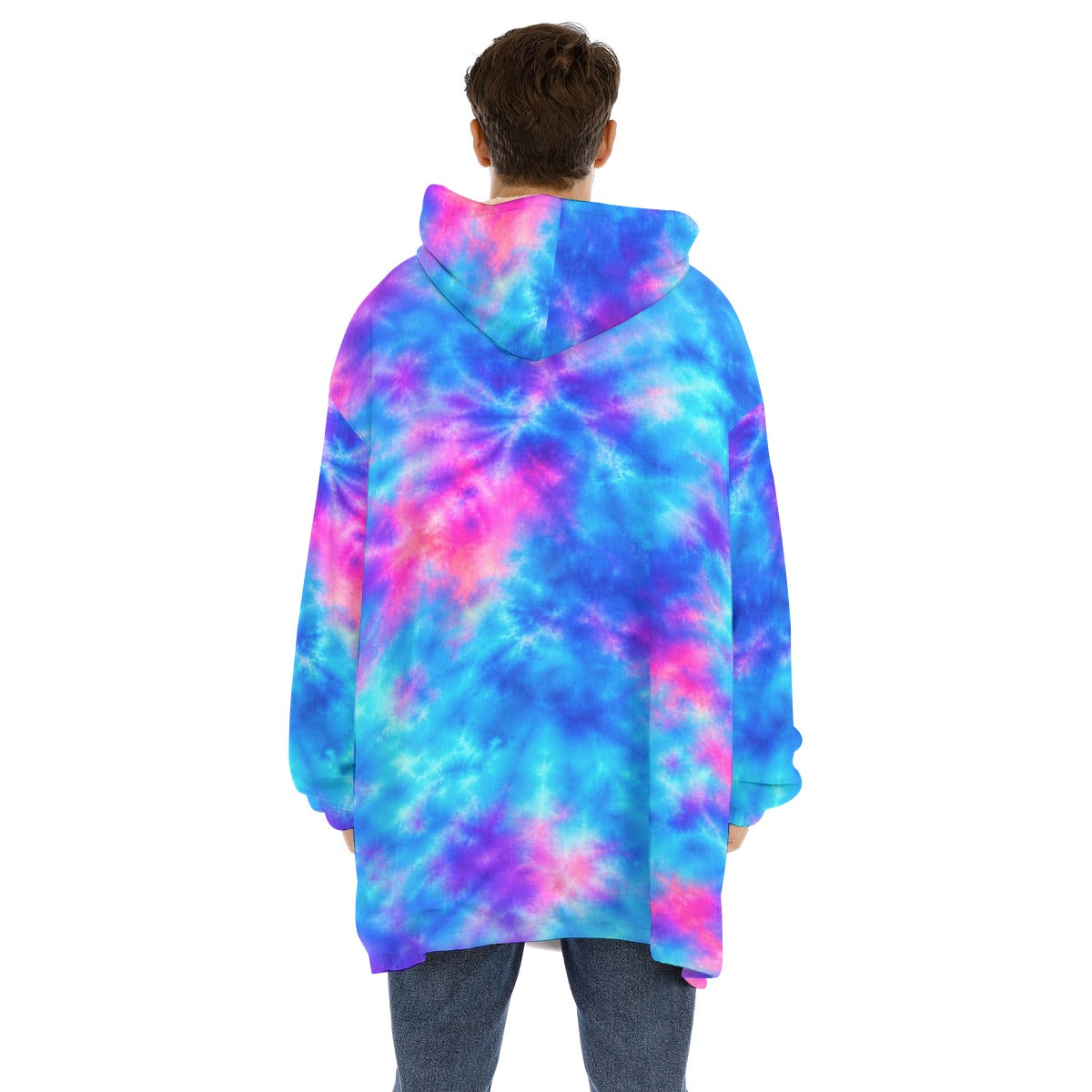 Unisex Sherpa Fleece Hoodie Blanket by O’Nimbus – view 4