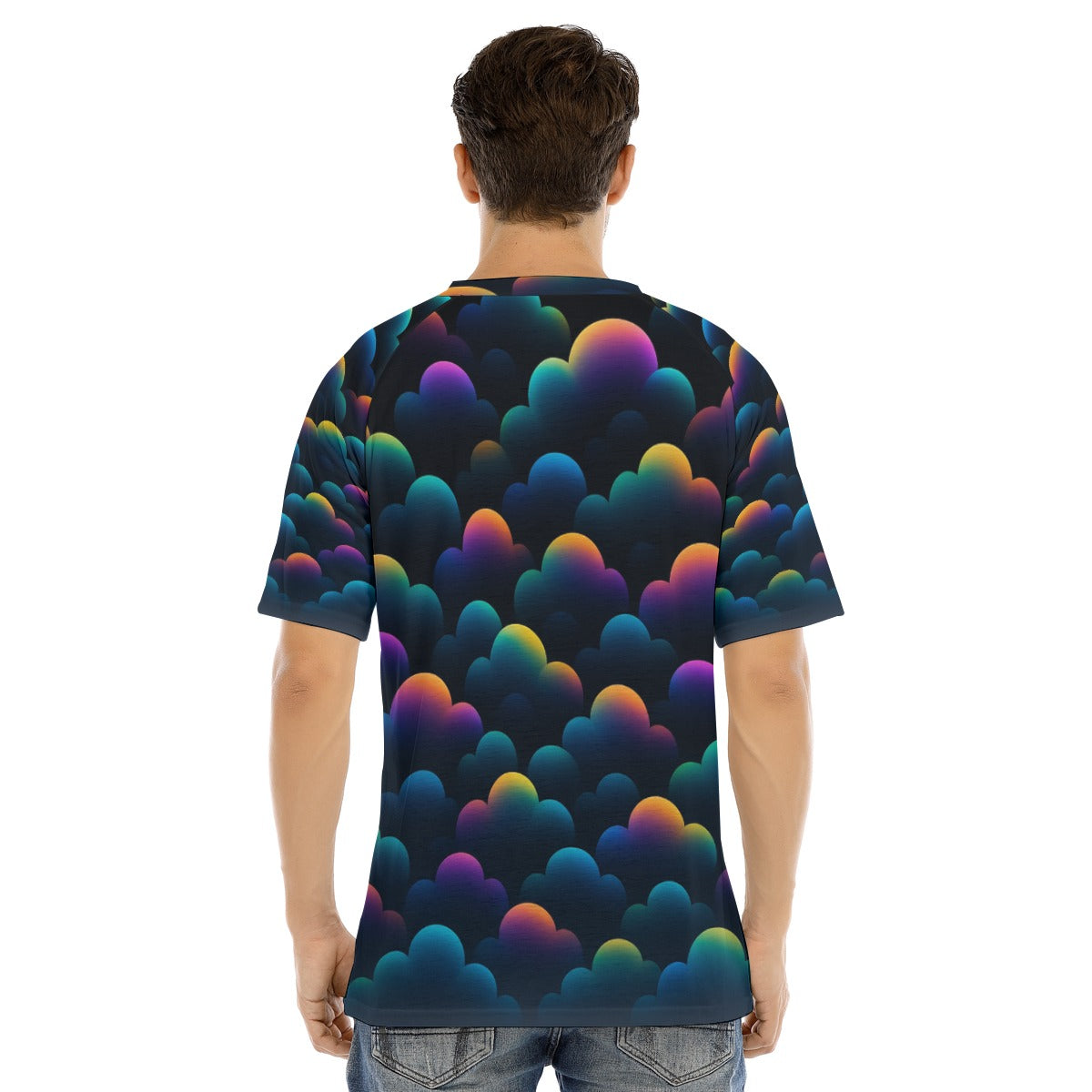 Men's Raglan Sleeve T-shirt With Button Closure
