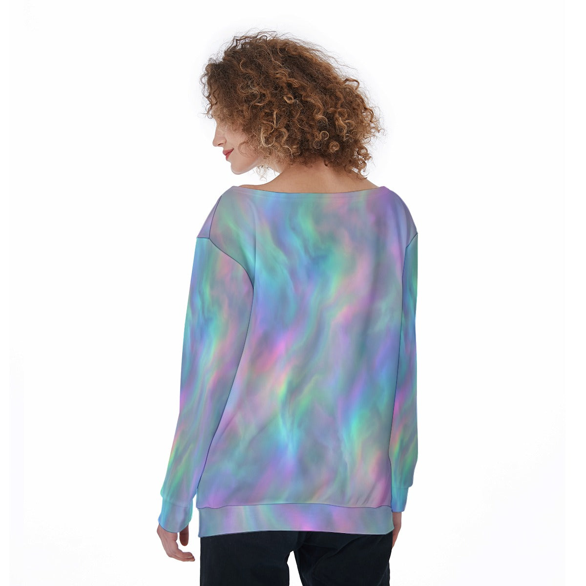 Women's Off-Shoulder Sweatshirt