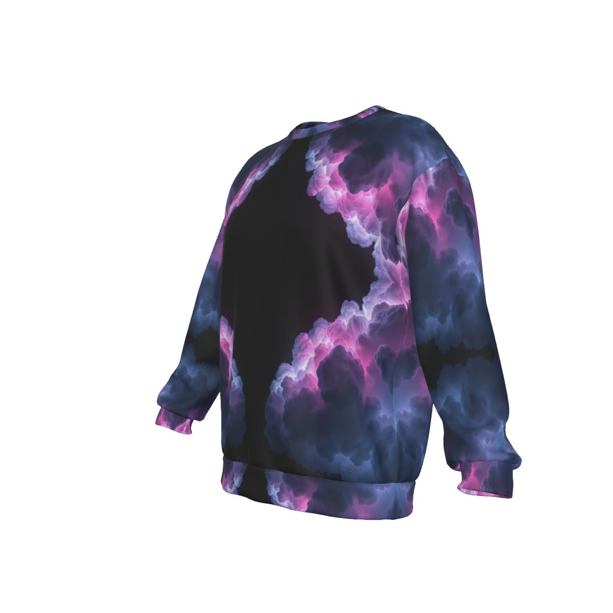 Men's Drop Shoulder Round Neck Long-Sleeved Sweatshirt