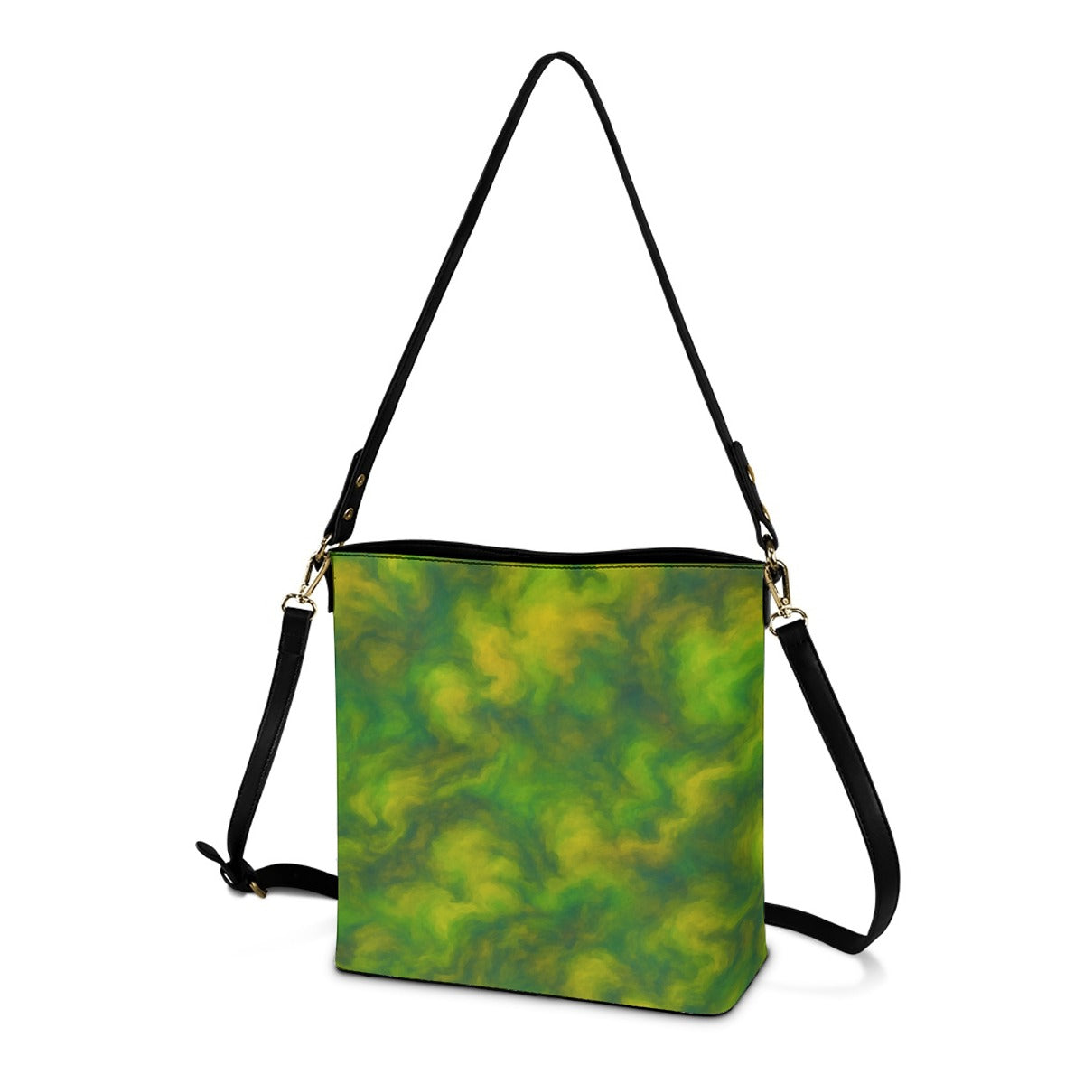 Unisex Minimalist Square Crossbody Bucket Bag