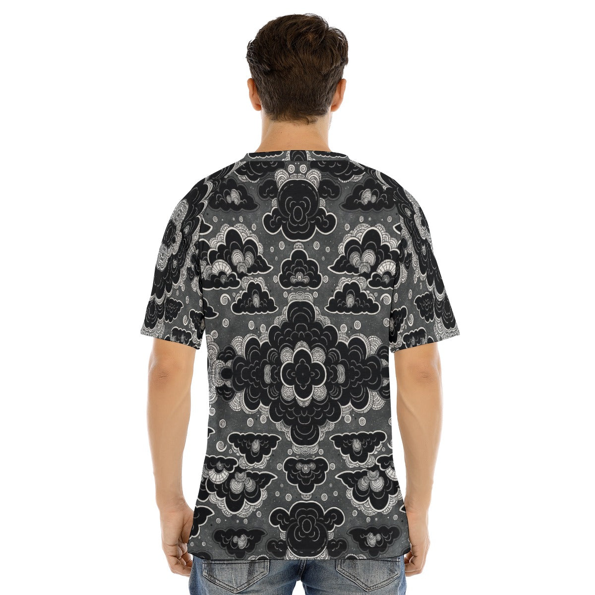 Men's Raglan Sleeve T-shirt With Button Closure