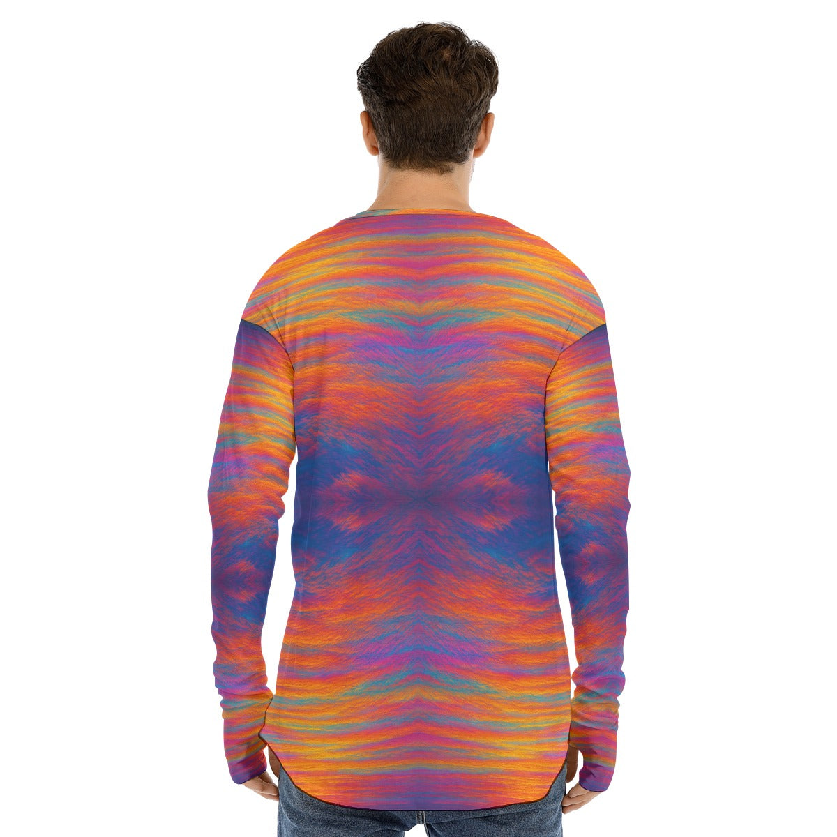 Men's Fingerless Long Sleeve T-shirt