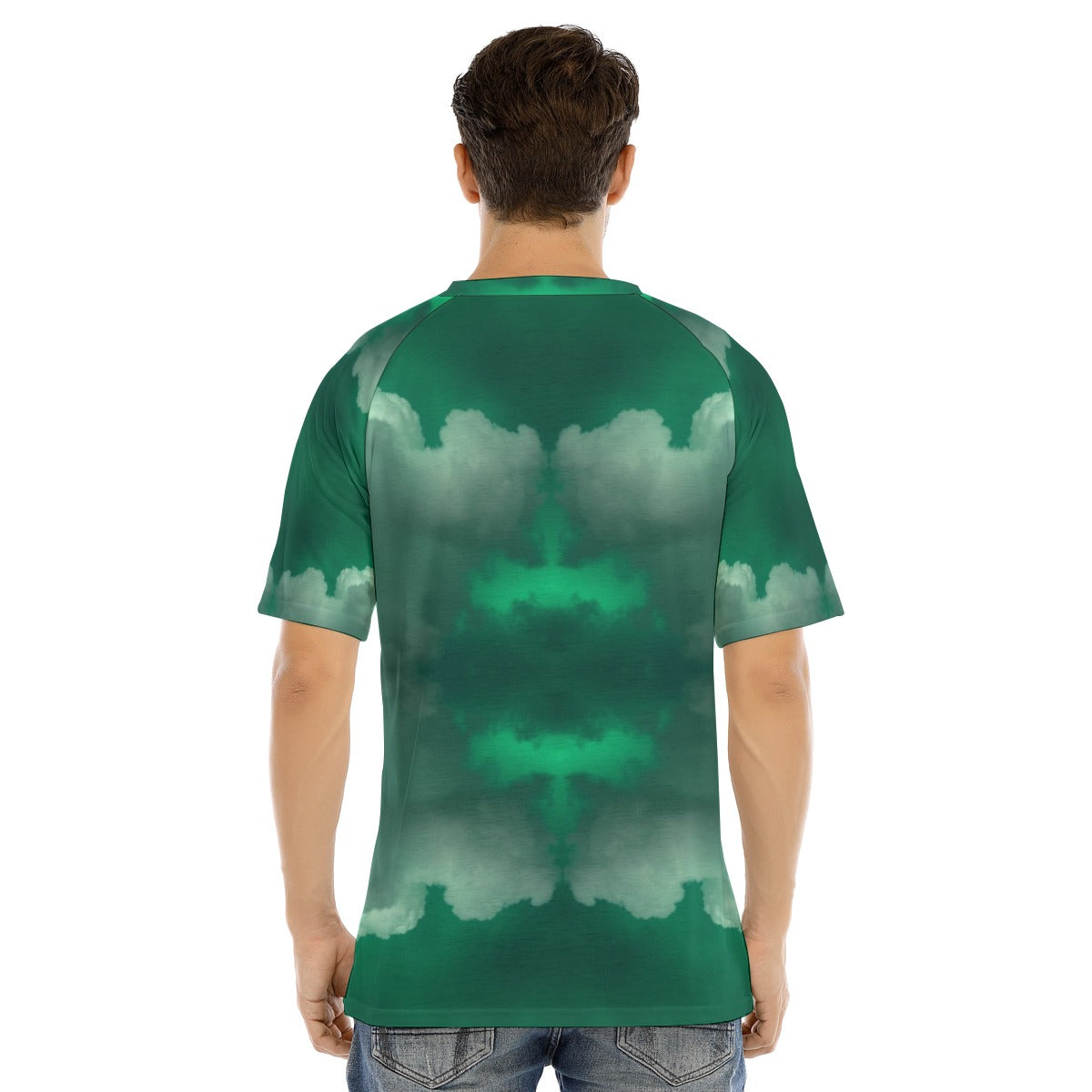 Men's Raglan Sleeve T-shirt With Button Closure