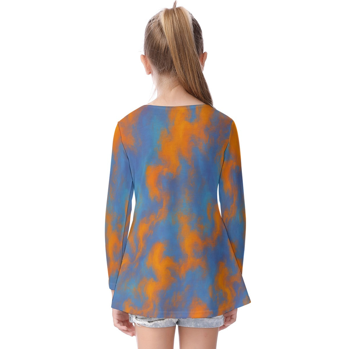 Unisex Kid's Long Sleeve O-neck T-shirt