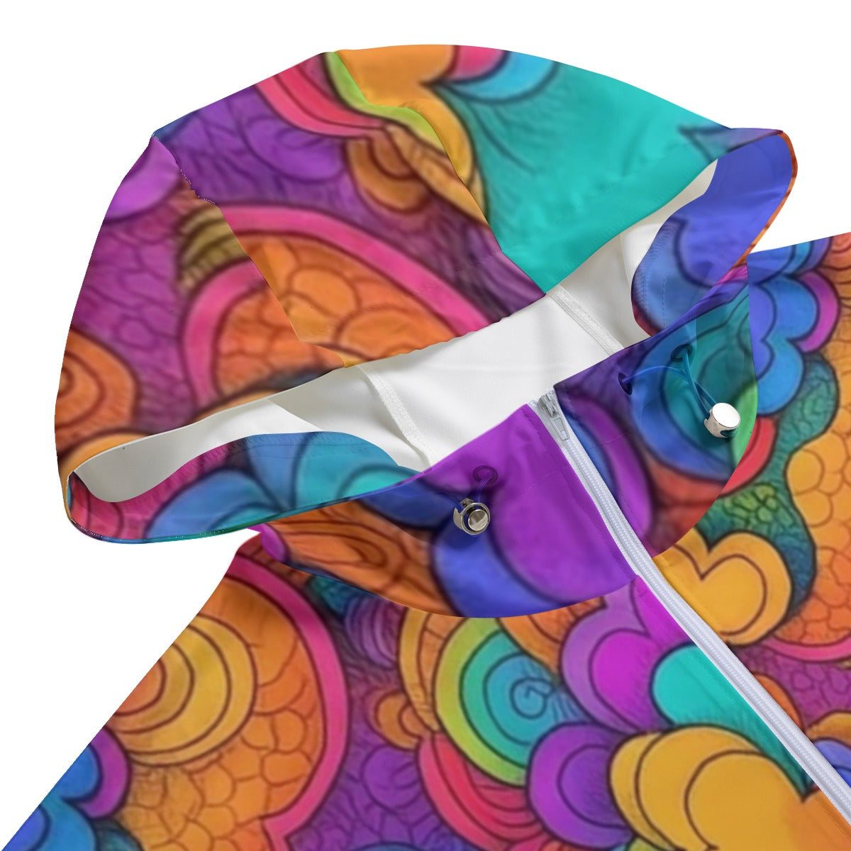 Unisex Pullover Jacket With Zipper Closure