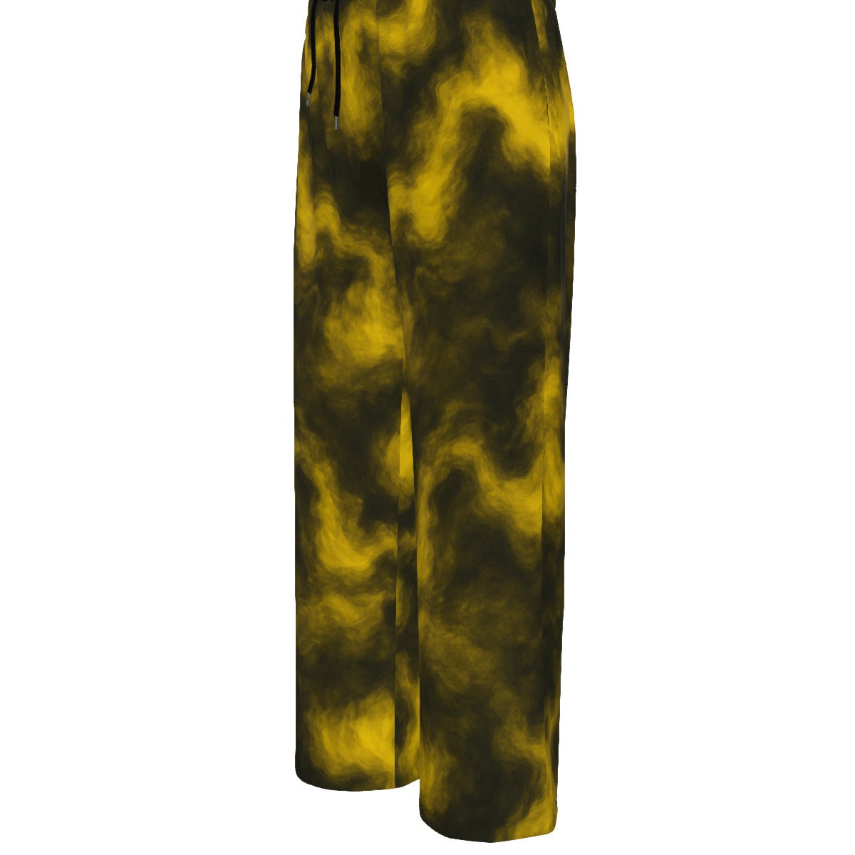 Unisex Knitted Fleece Wide Leg Pants