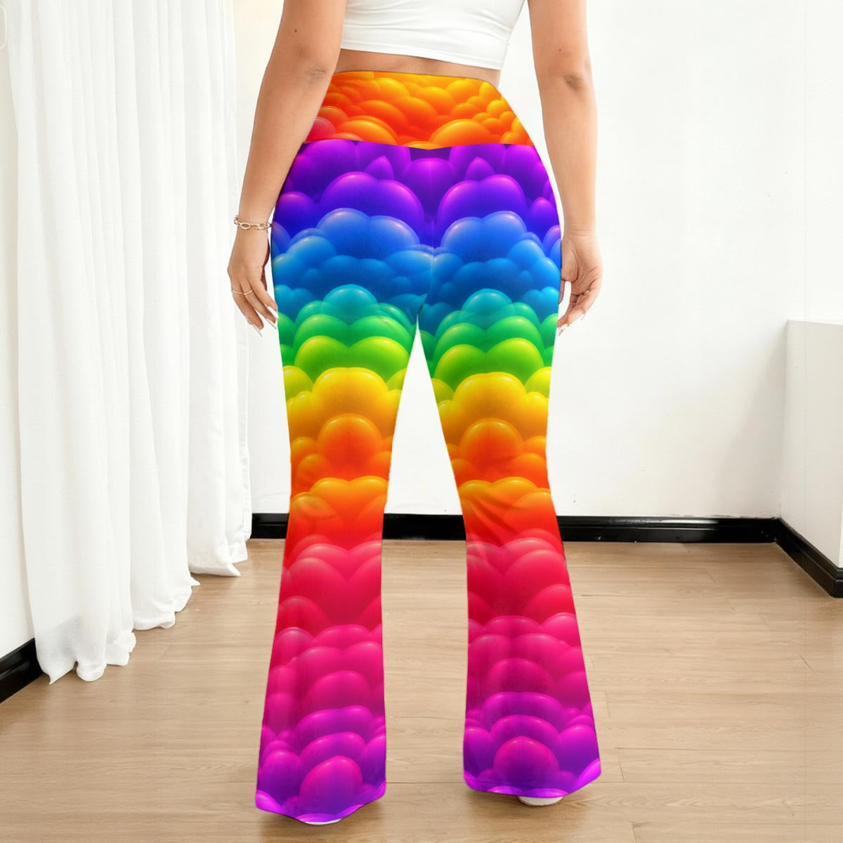 All-over print Women's Flare Yoga Pants