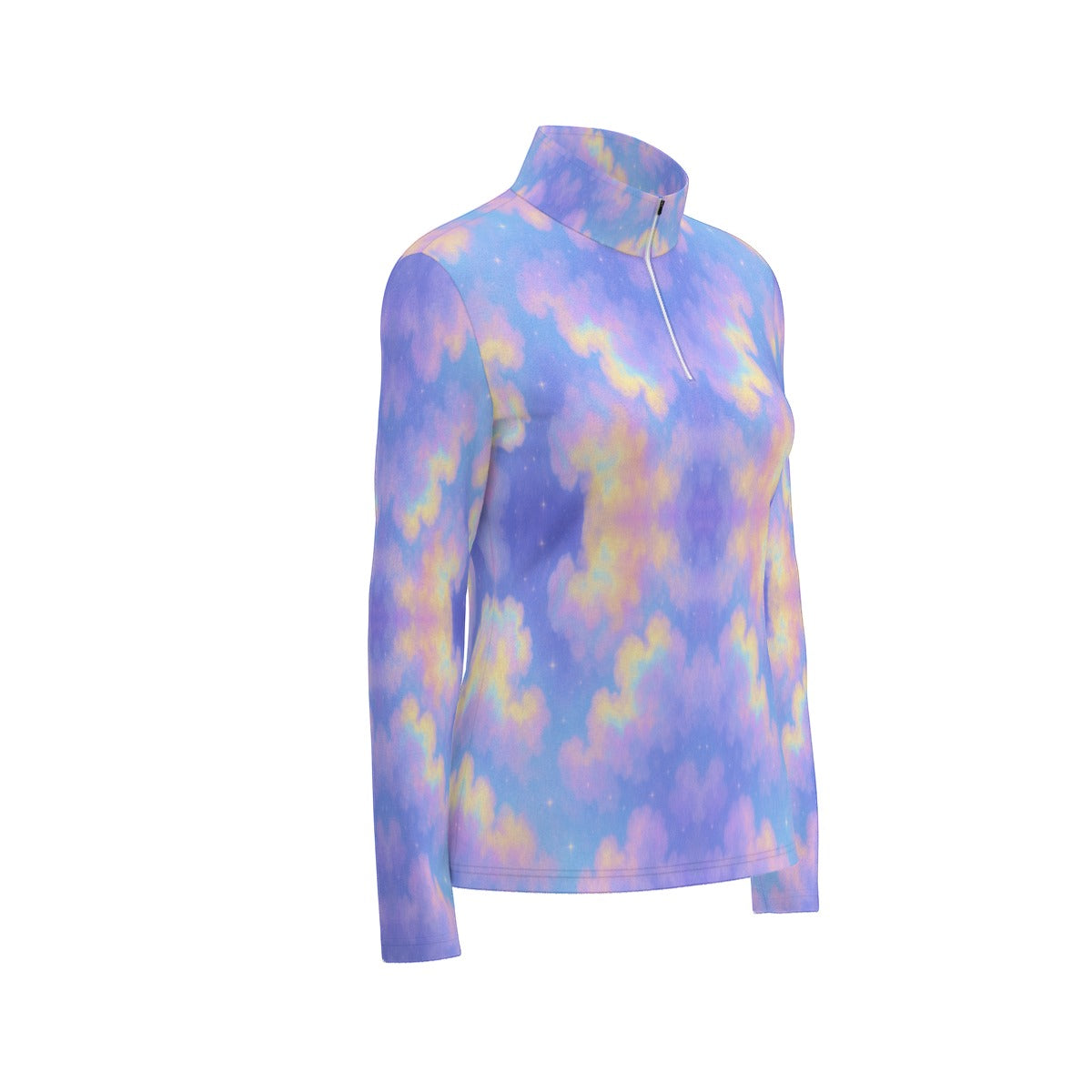 Women's Sports Collar Jersey With Long Sleeve