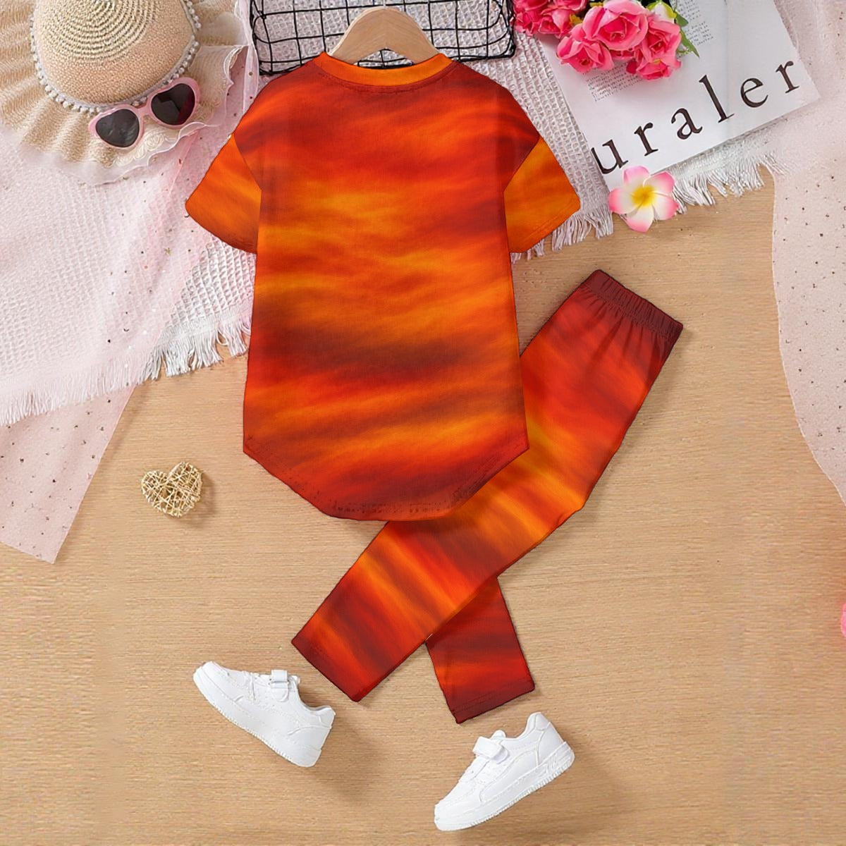 Unisex Kids' Casual Top and Pants Set