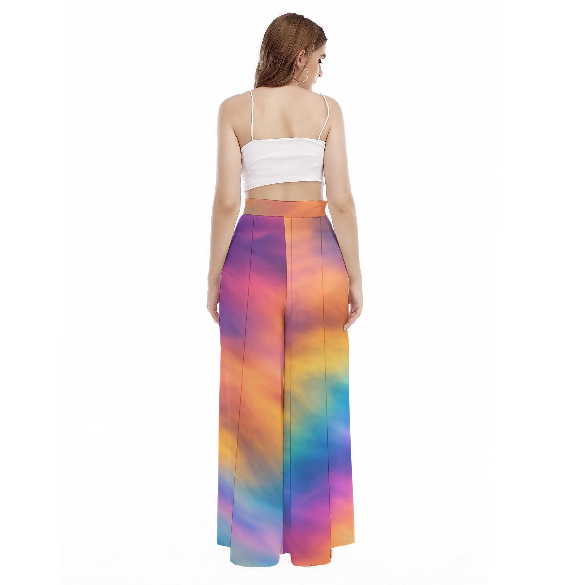 Women's High Waist Wide Leg Trousers