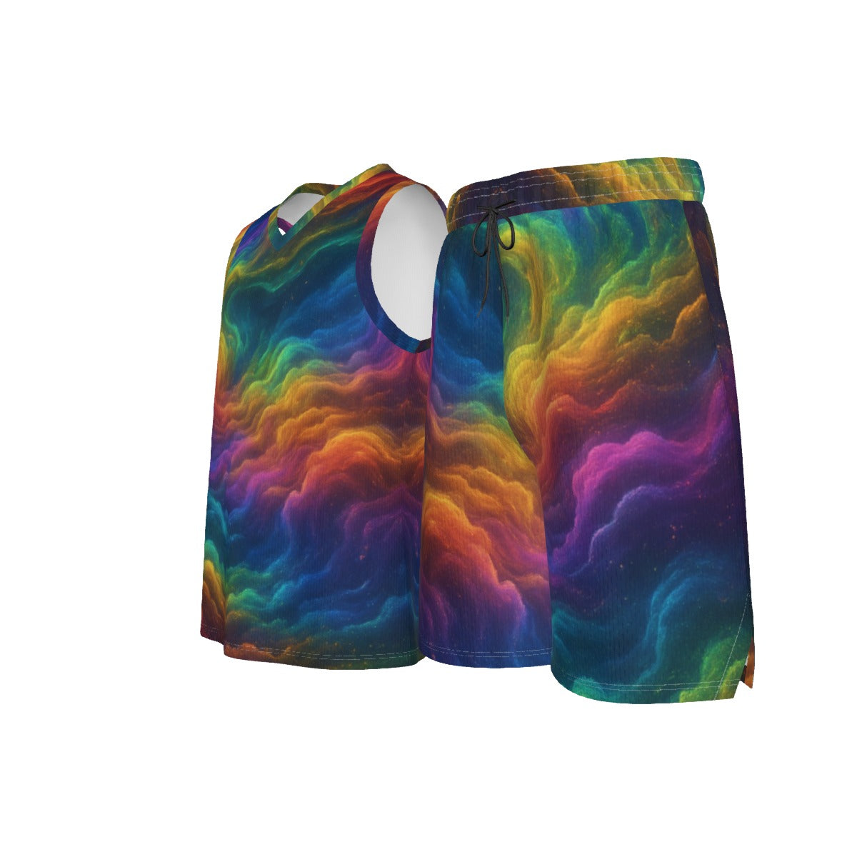 Men's V Neck Basketball Suit