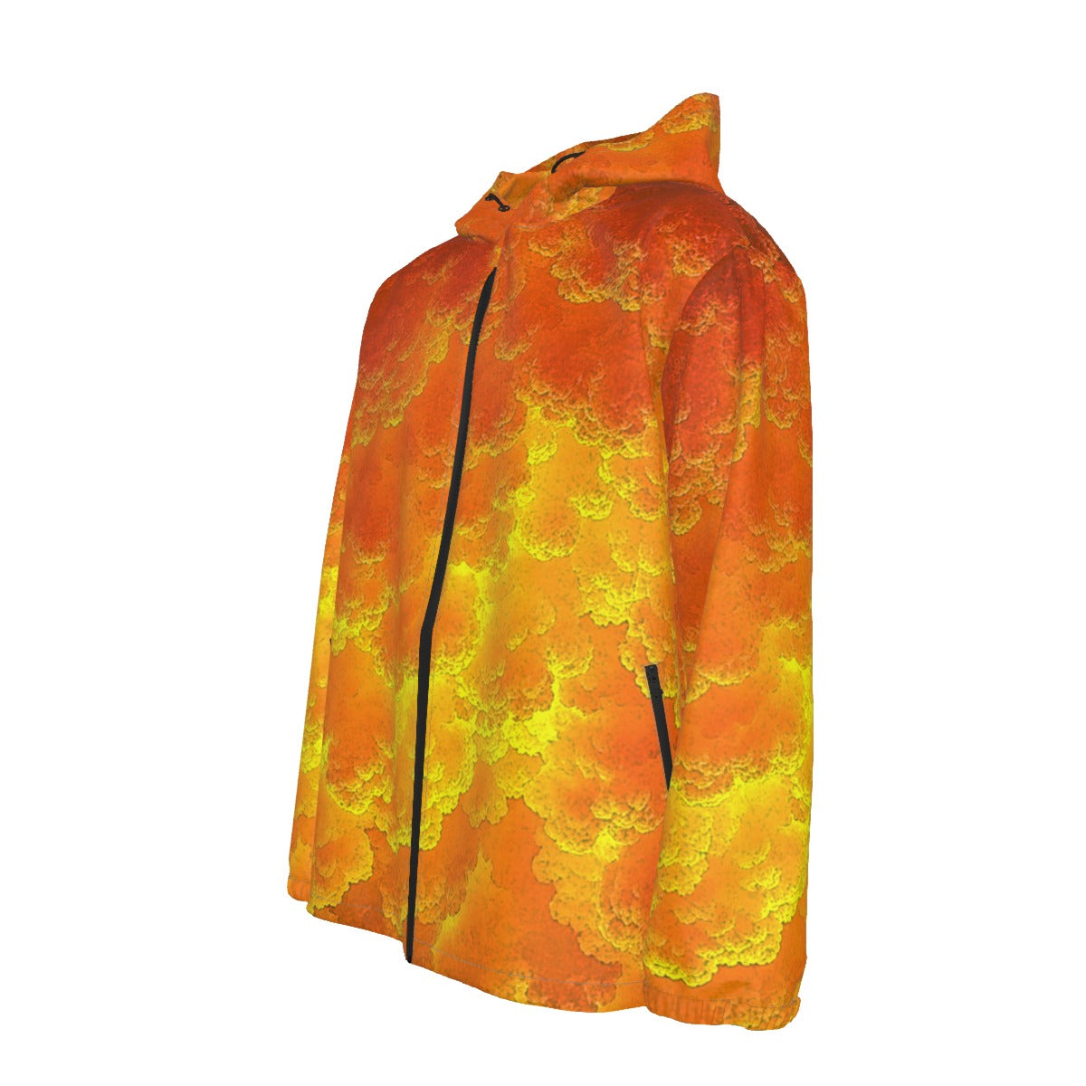 Men's Hooded Zipper Windproof Jacket